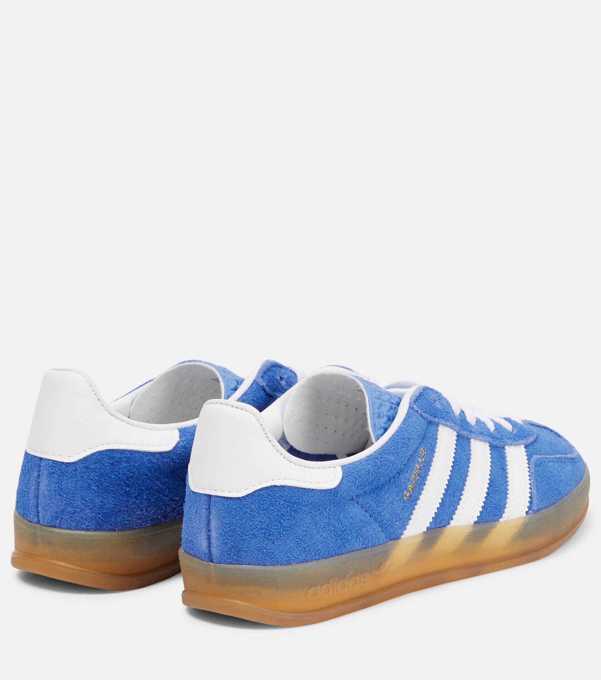 skæbnesvangre kabine MP adidas Gazelle Indoor Suede Sneakers in Blue | Lyst