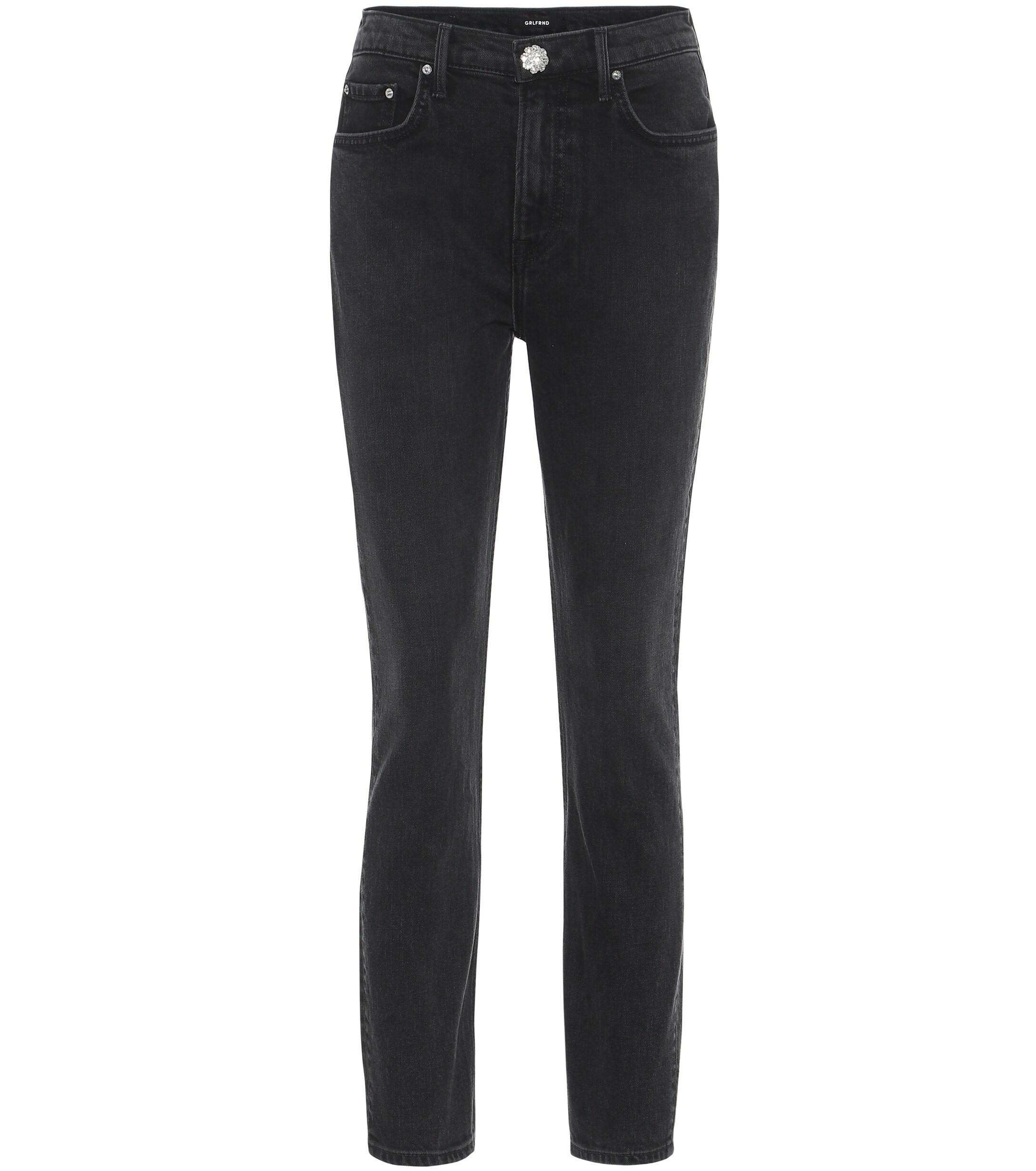 GRLFRND Denim Karolina High-rise Skinny Jeans in Black - Lyst