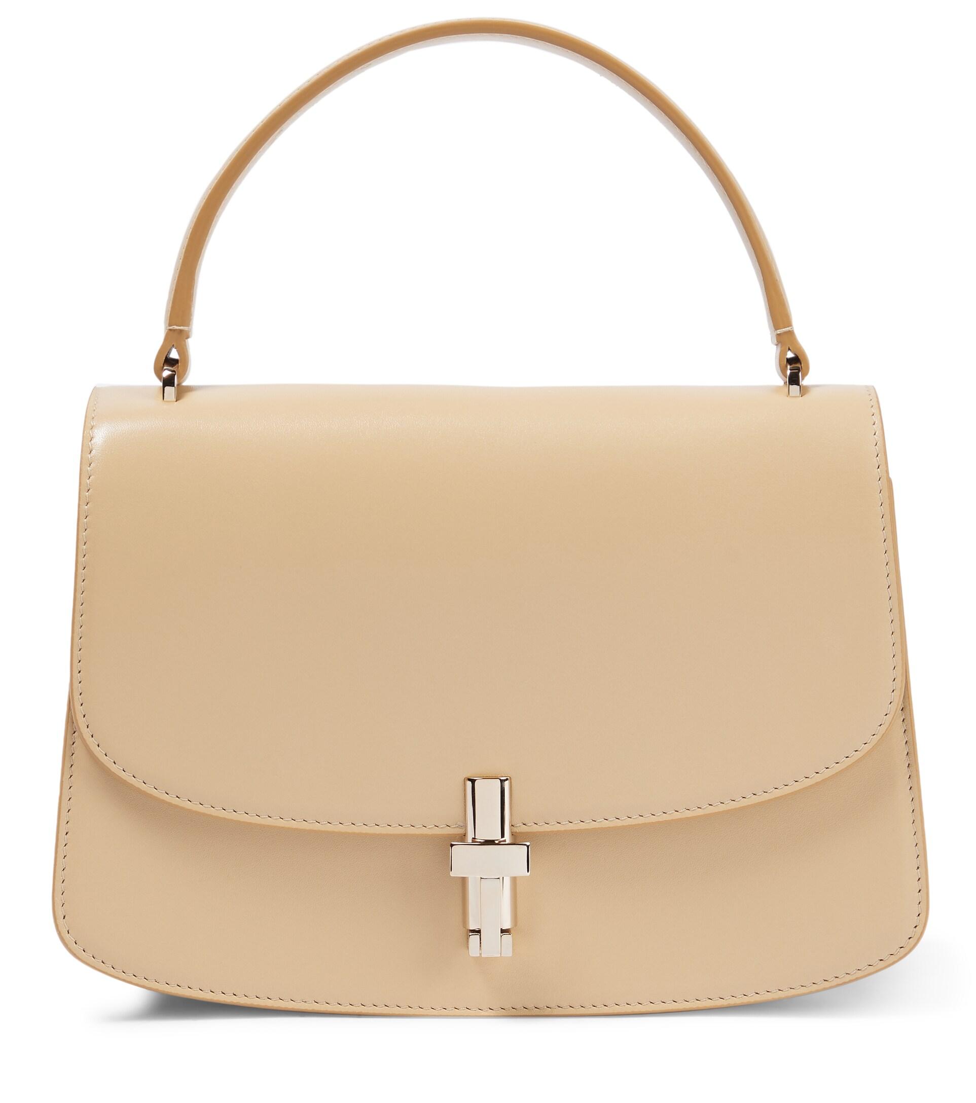 The Row Sofia Leather Shoulder Bag in Natural | Lyst