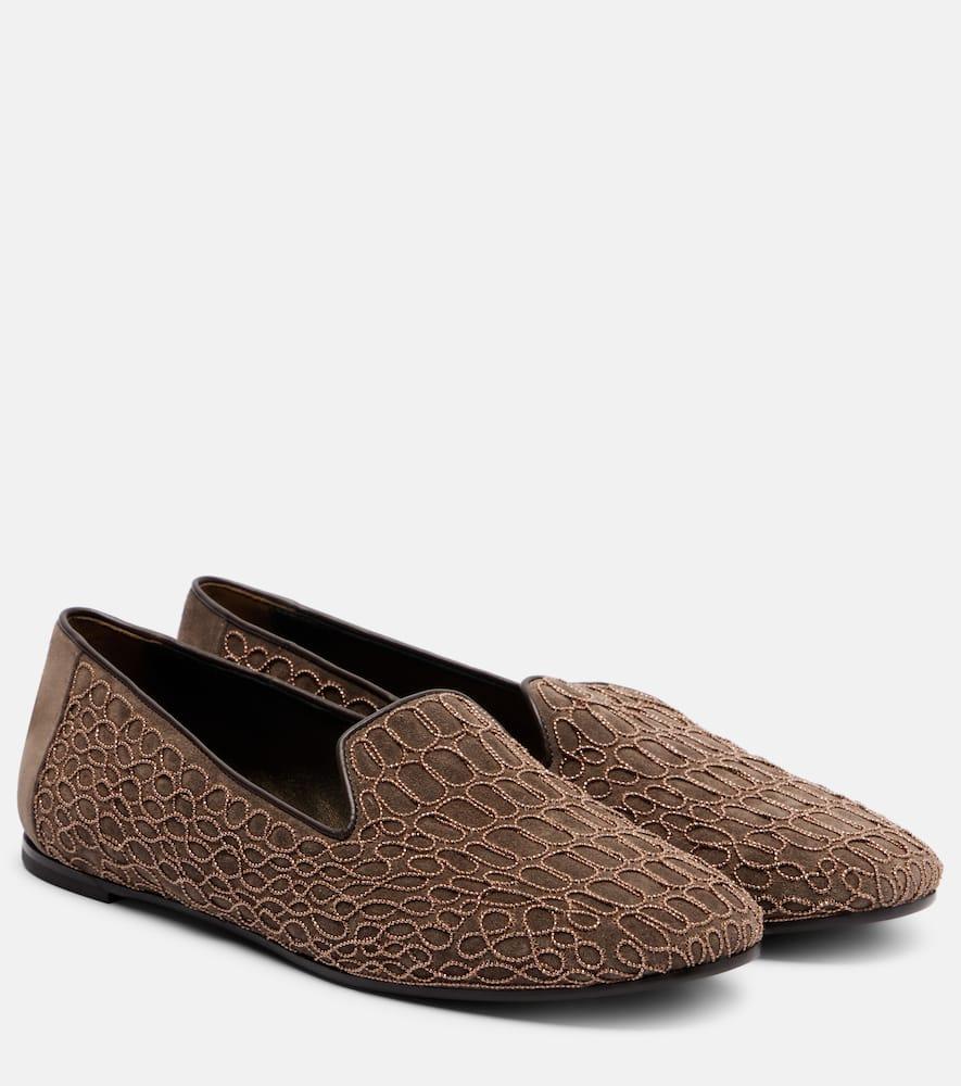 ローファー・オックスフォード Brunello Cucinelli Mocassino Slingback In Pelle Men's brogue and penny loafers | Brunello Cucinelli