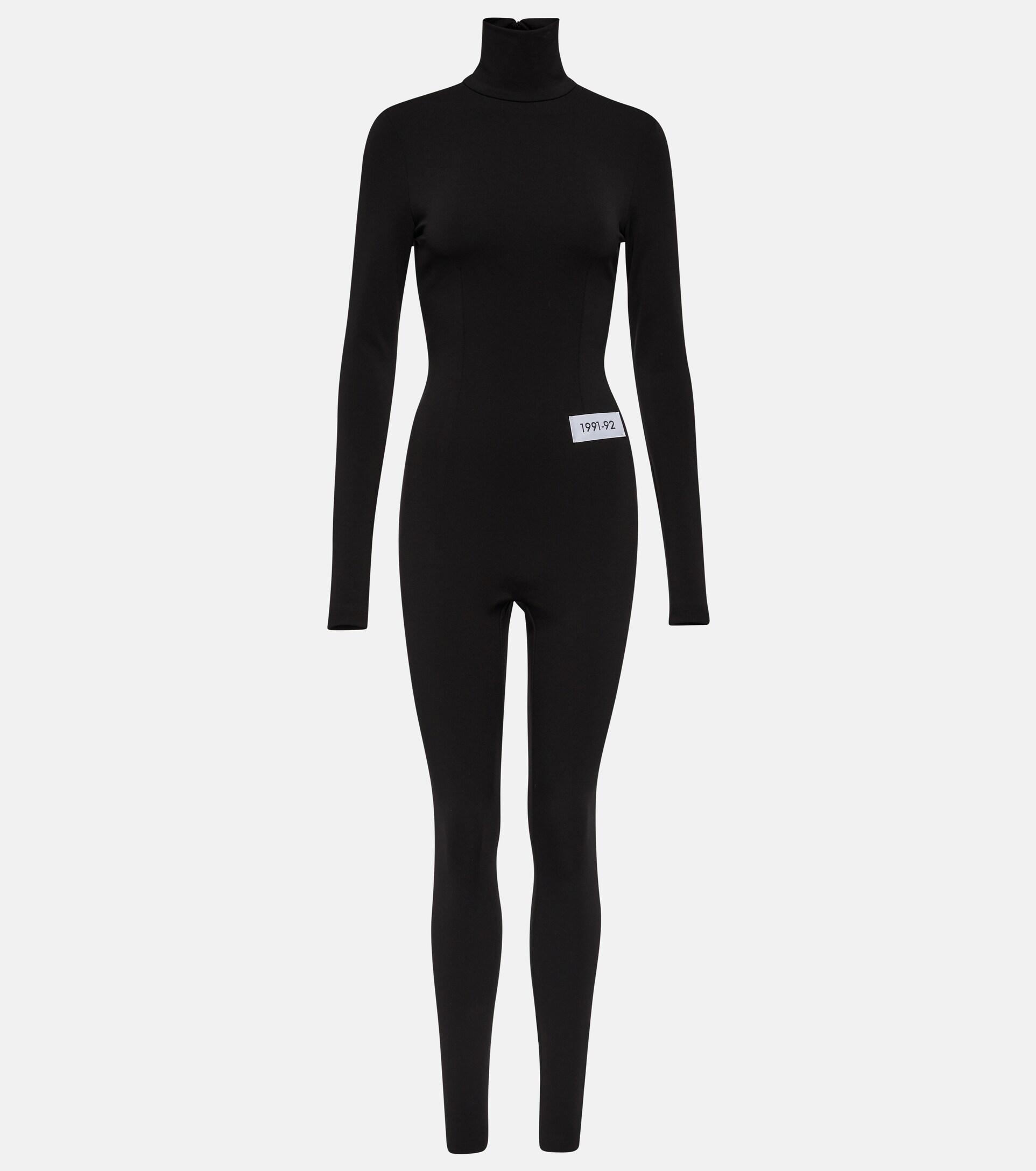 Dolce & Gabbana X Kim Tulle High-neck Jumpsuit in Black | Lyst
