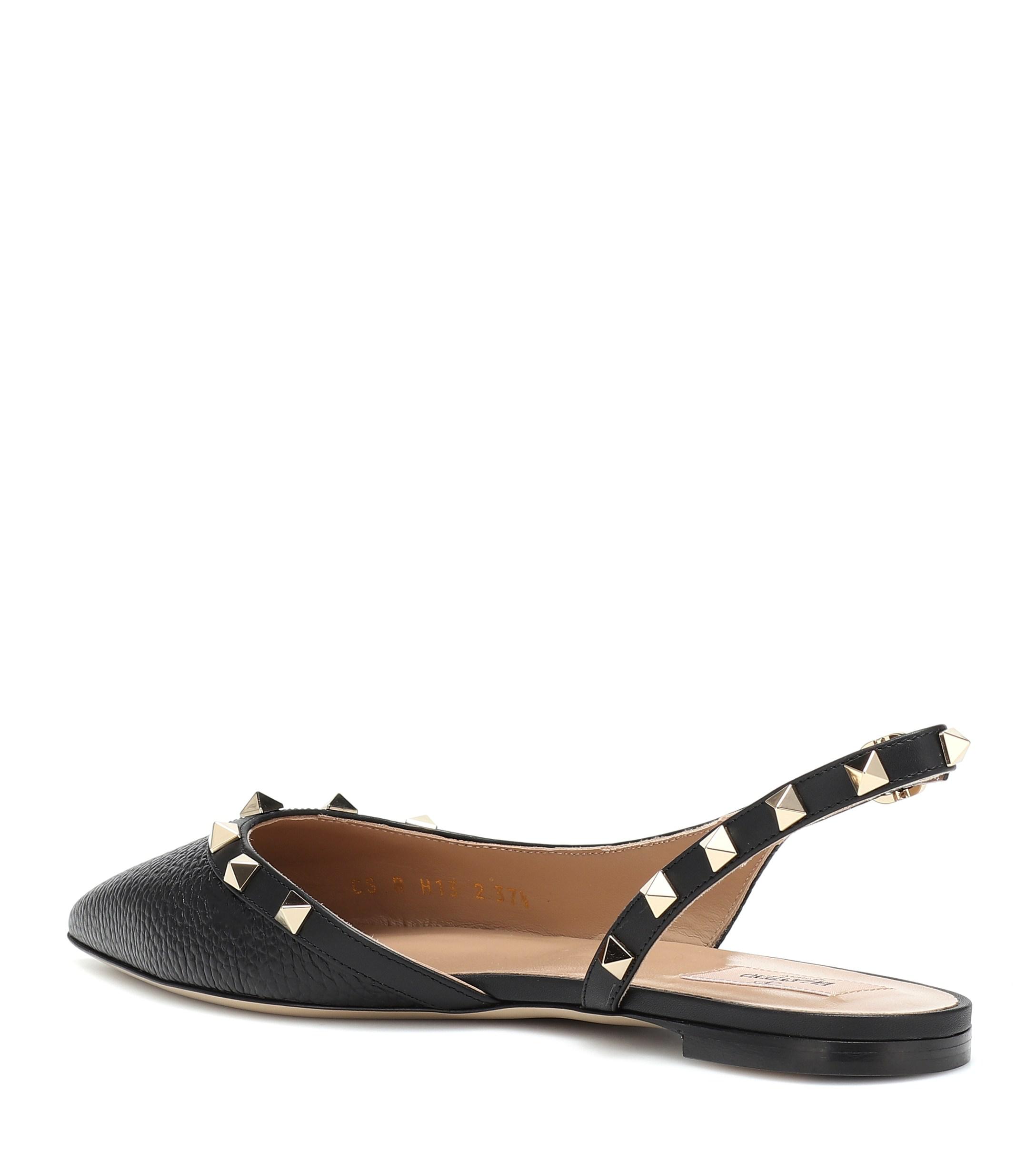 black valentino flats