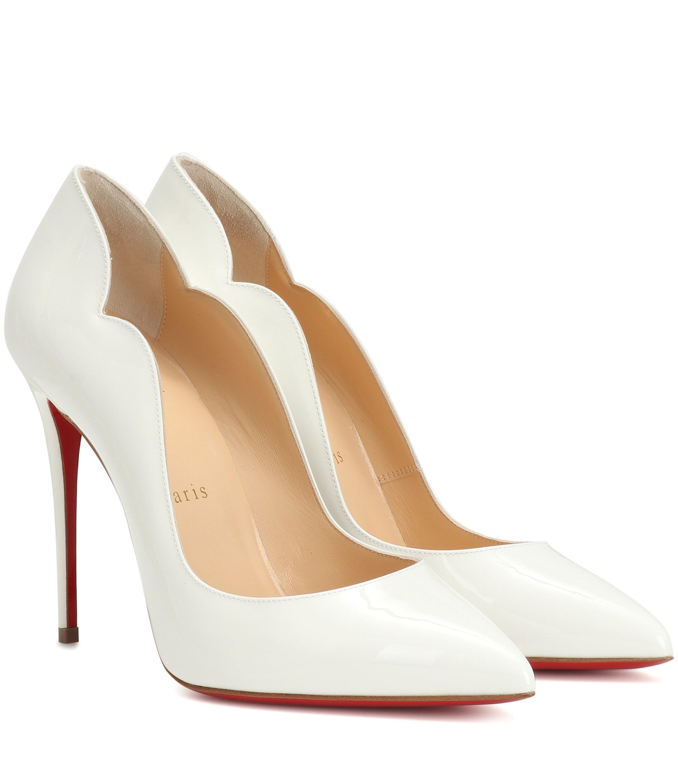 christian louboutin double l 100 patent pump