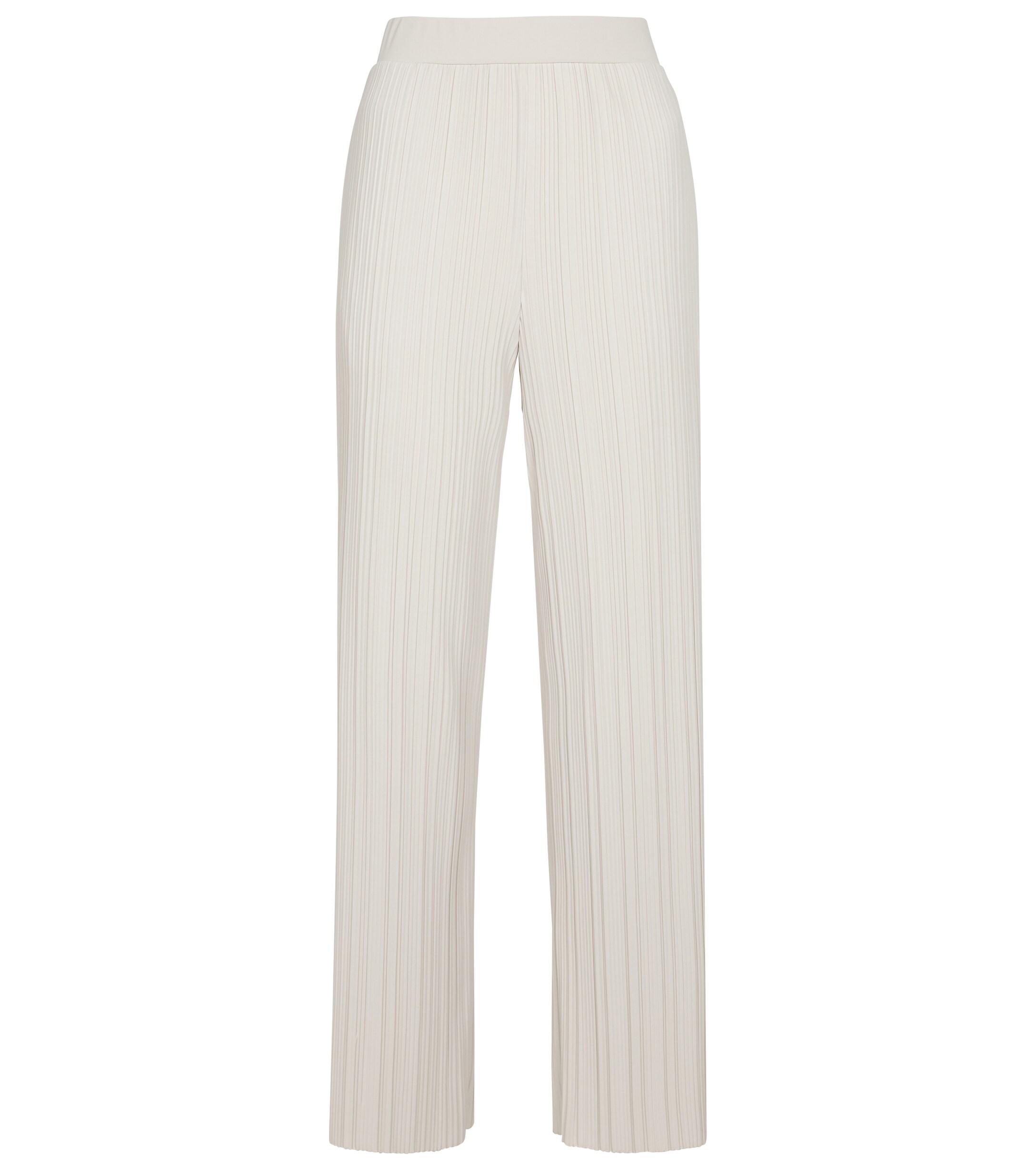 Max Mara Leisure Siberia Pleated Jersey Pants in White (Natural 