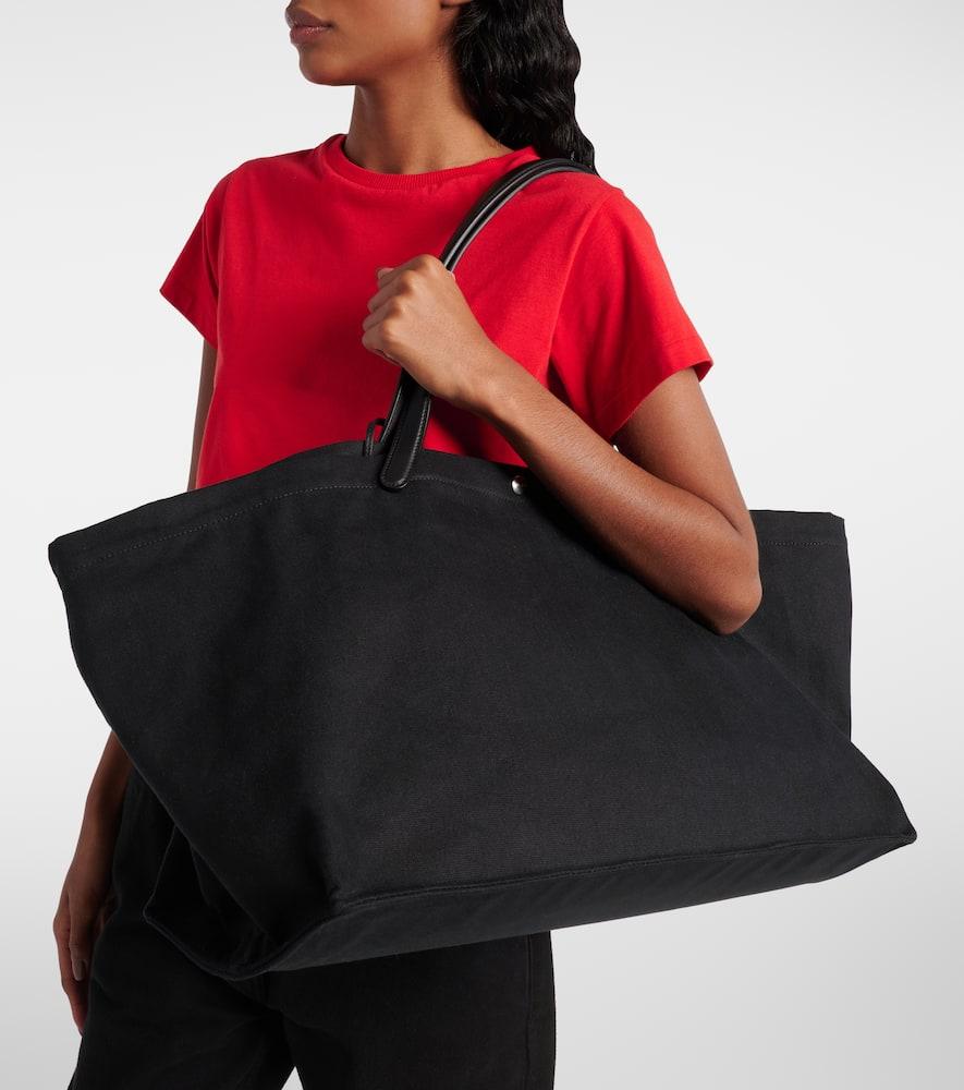The Row Idaho Xl Canvas Tote Bag in Black | Lyst Canada