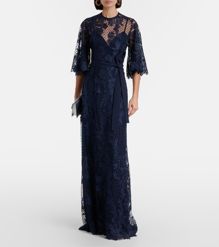 elie saab blue wedding dress Desert Palm Maxi Dress Black/Blue / S
