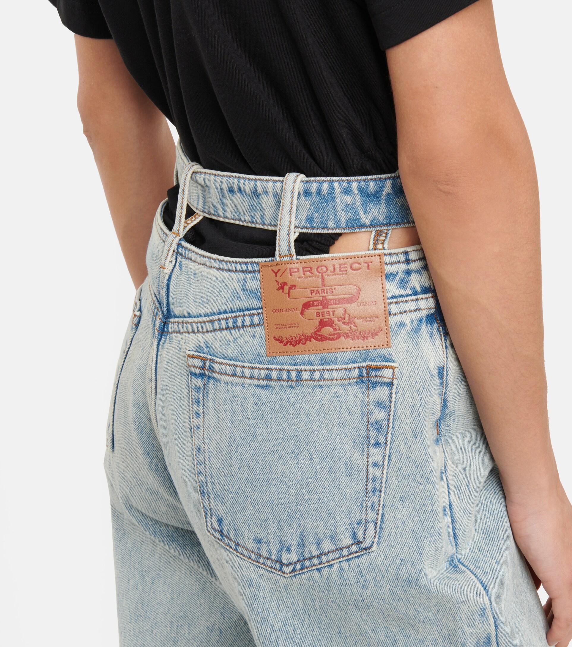 Y/Project Blue Y Denim Belt for Women