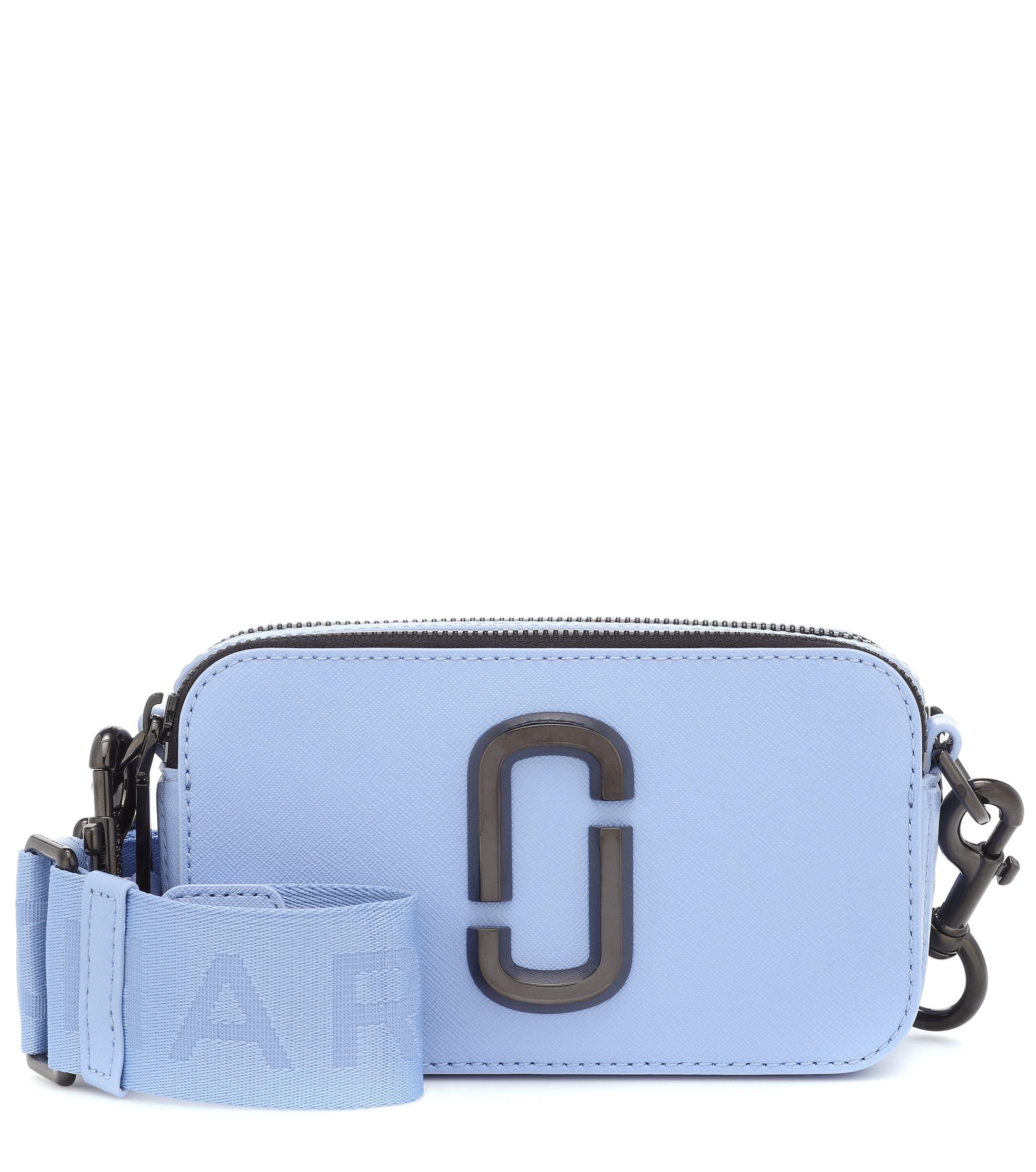 Marc Jacobs Grey And Blue Snapshot Bag