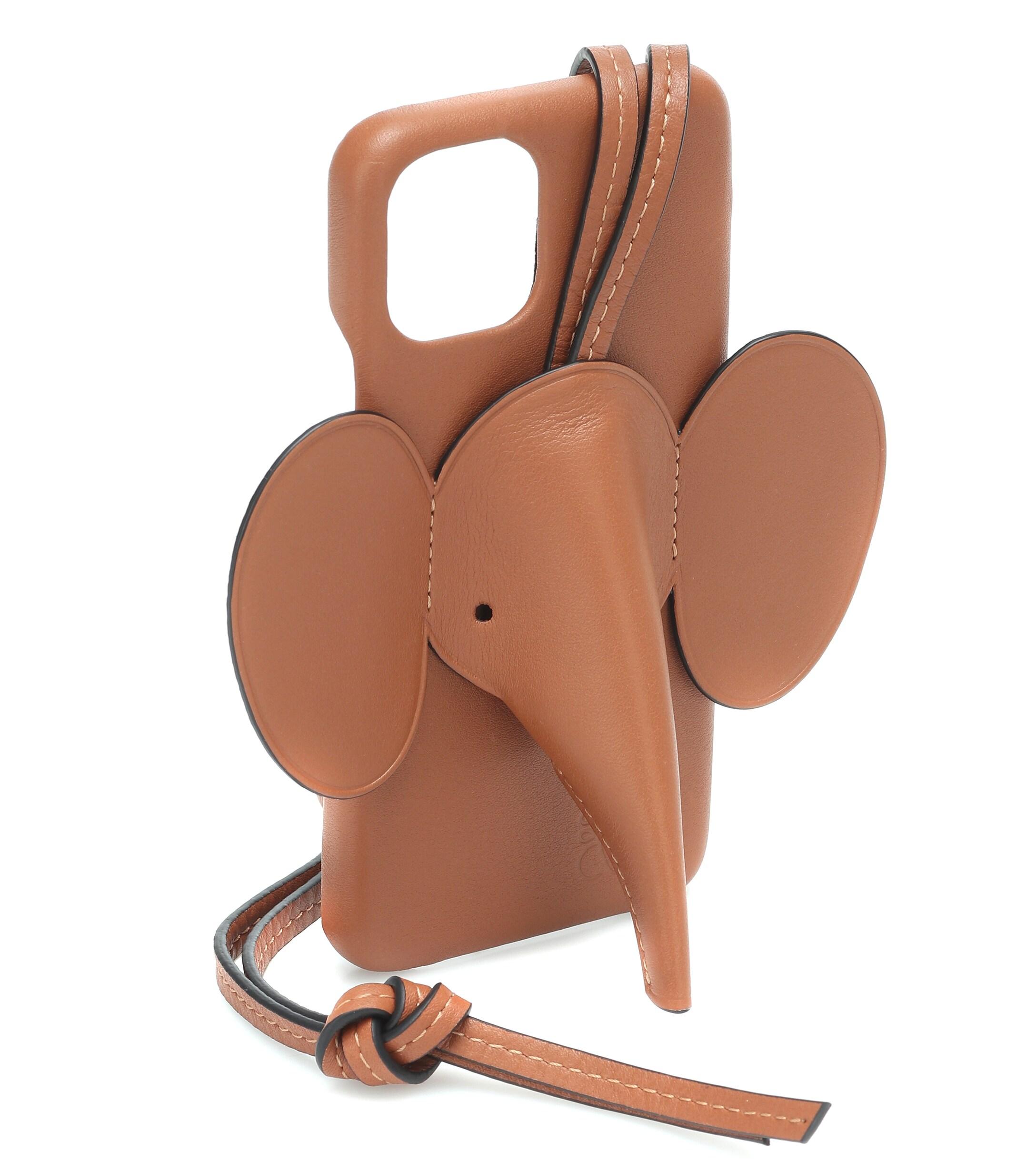 Loewe Elephant Leather Iphone 11 Pro Case in Brown Lyst