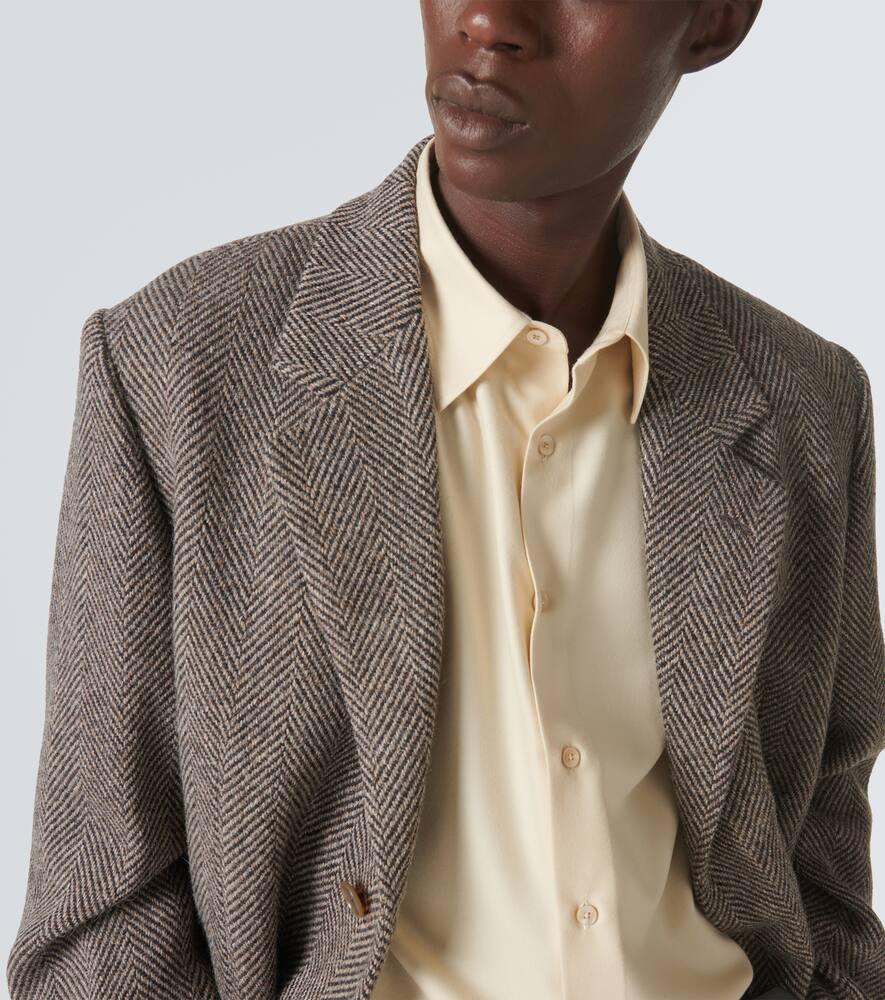 auralee-brown-Herringbone-Wool