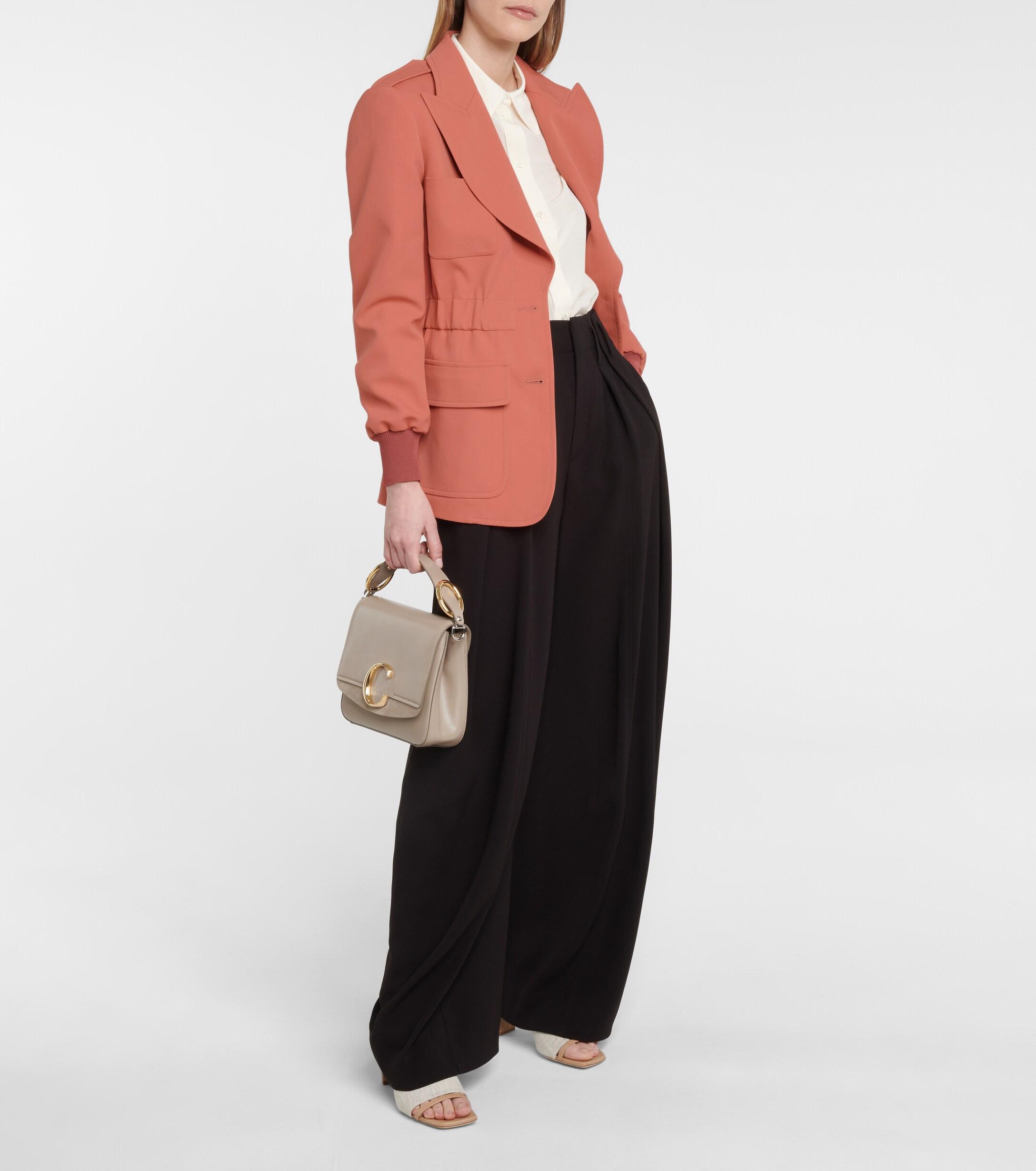 Chloé Cargo Pocket Wool Blazer in 