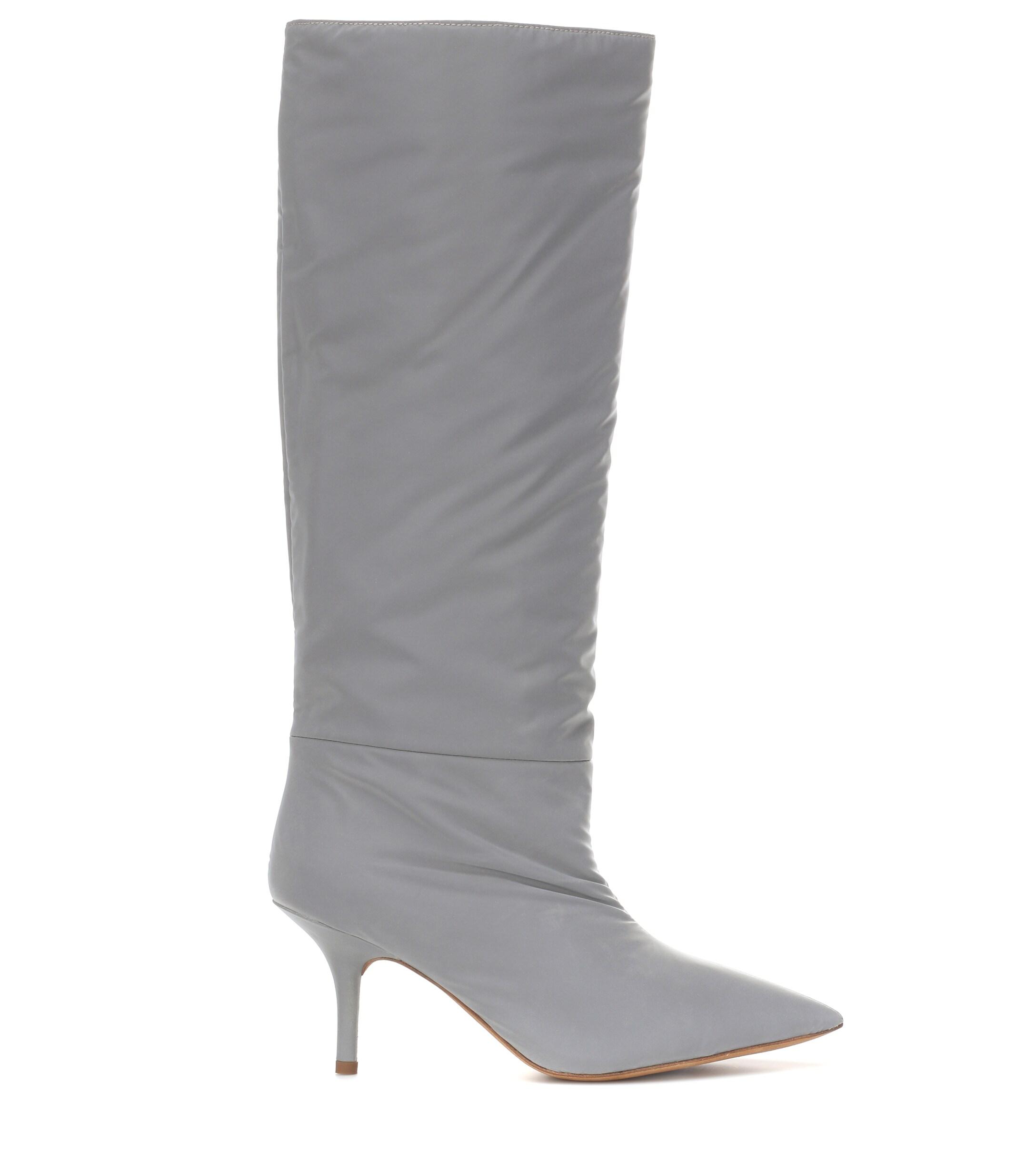Yeezy Reflective Knee-high Boots (season 8) in Grey (Gray) - Save 44% - Lyst
