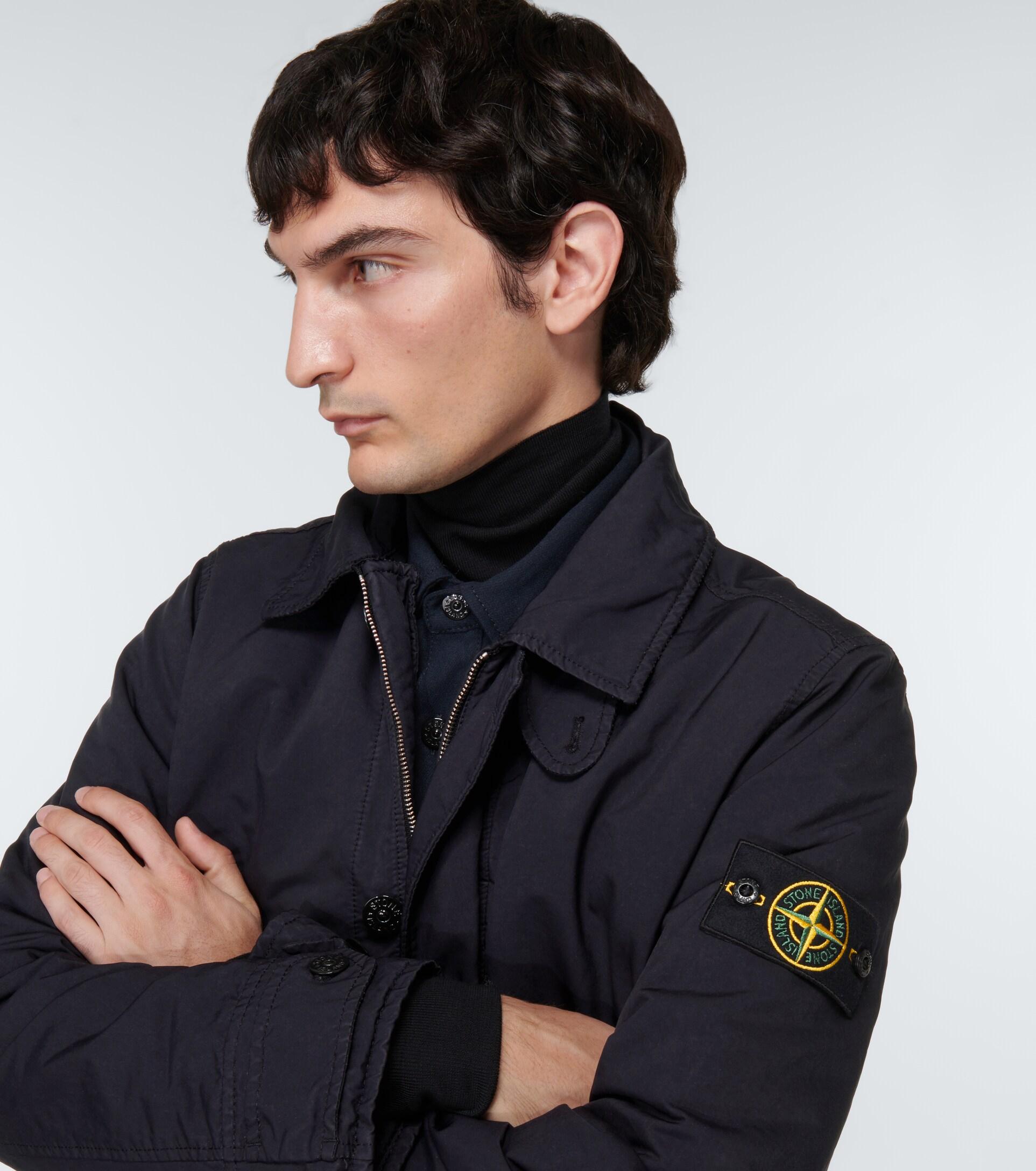 Stone Island Synthetic David-tc Padded Coat in Navy Blue (Blue) for Men |  Lyst