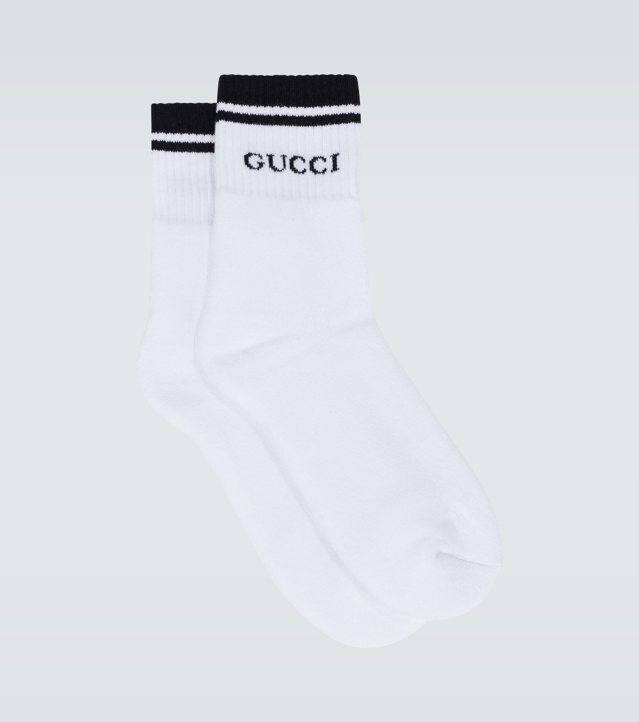 gucci socks white