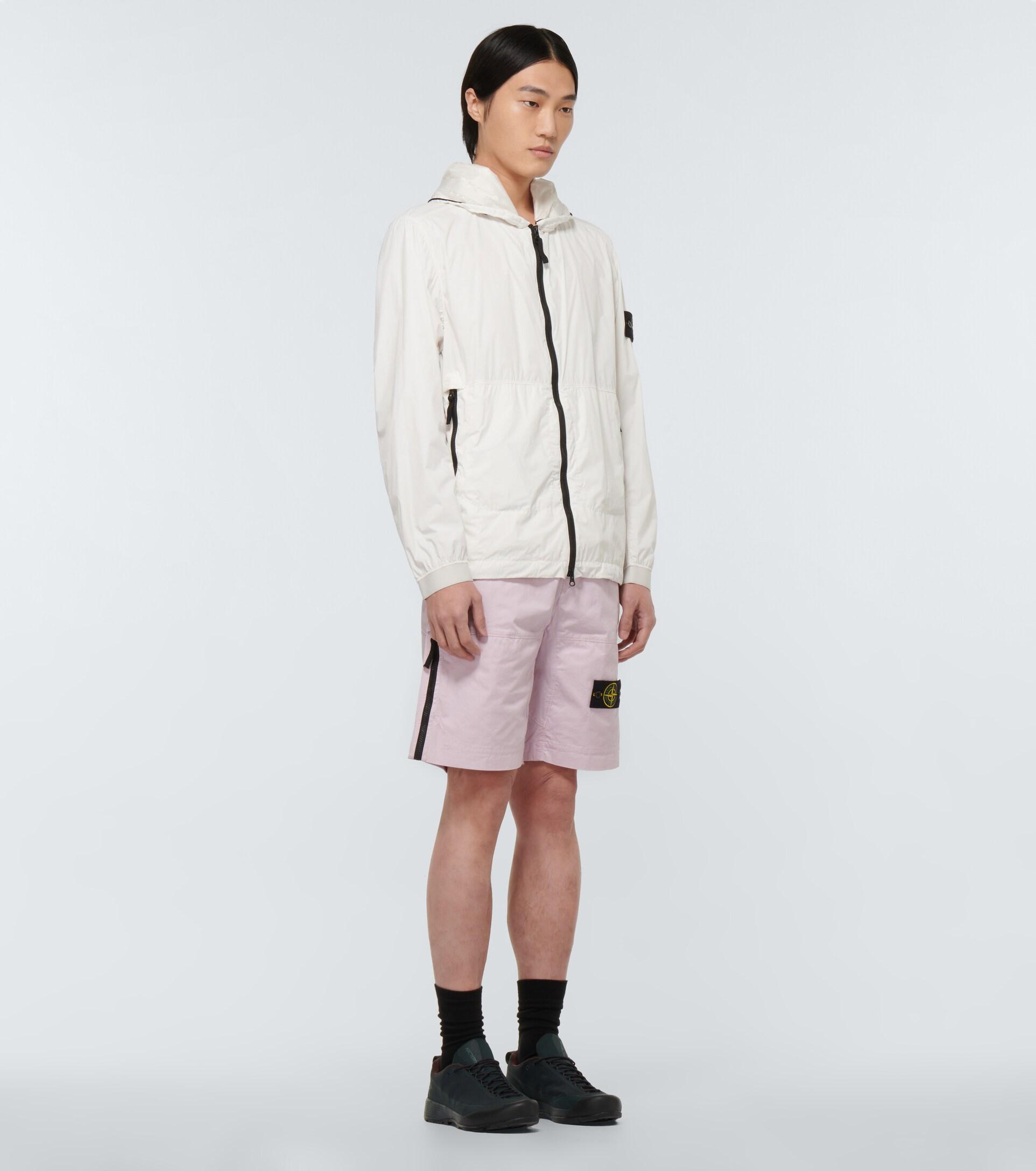 Stone Island Cotton Bermuda Shorts in Pink for Men | Lyst