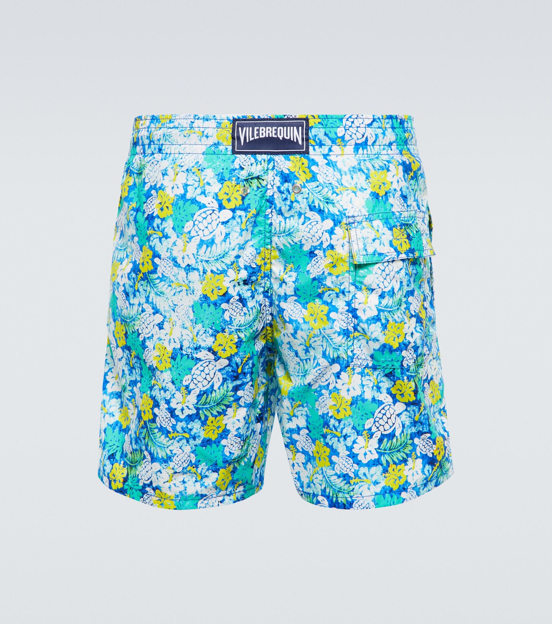 Vilebrequin Synthetic Moorea Printed Swim Trunks in Blue for Men | Lyst