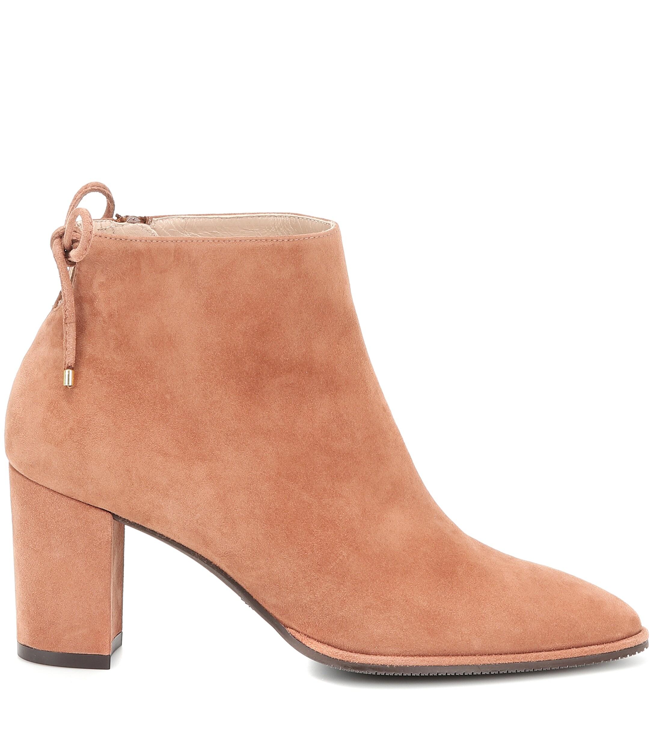 stuart weitzman gardiner block heel ankle bootie