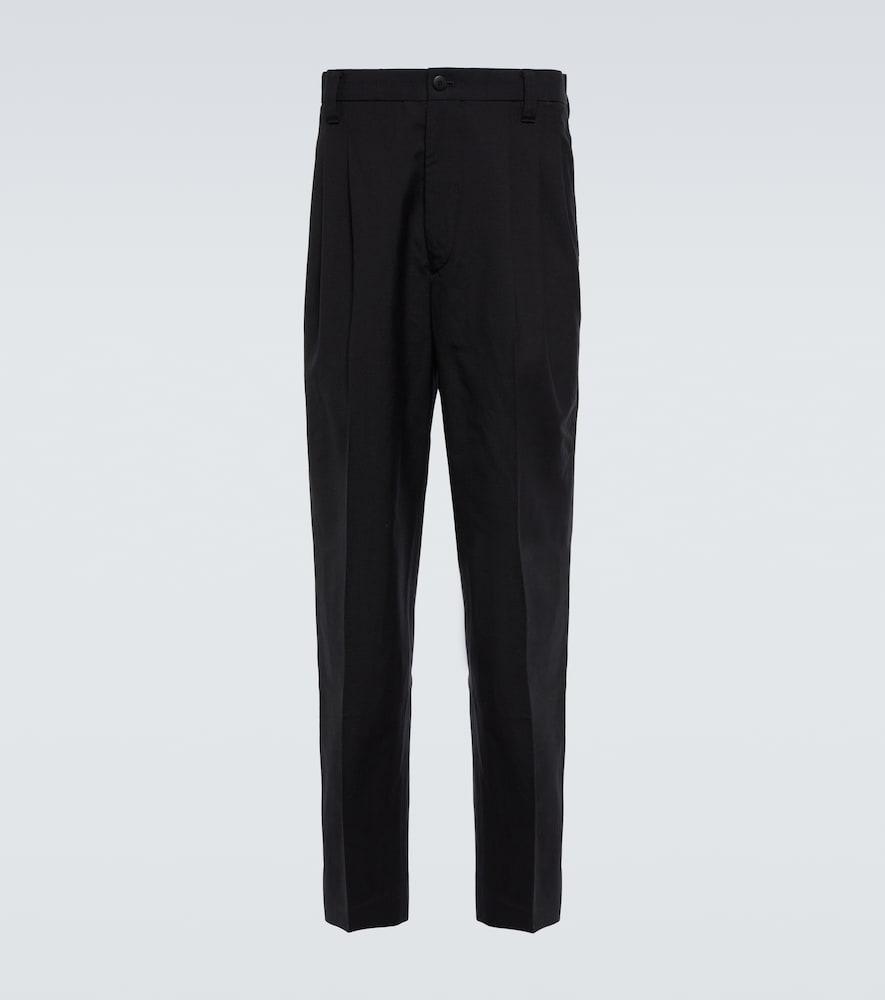Visvim Mccloud Wool And Linen Pants in Black for Men | Lyst
