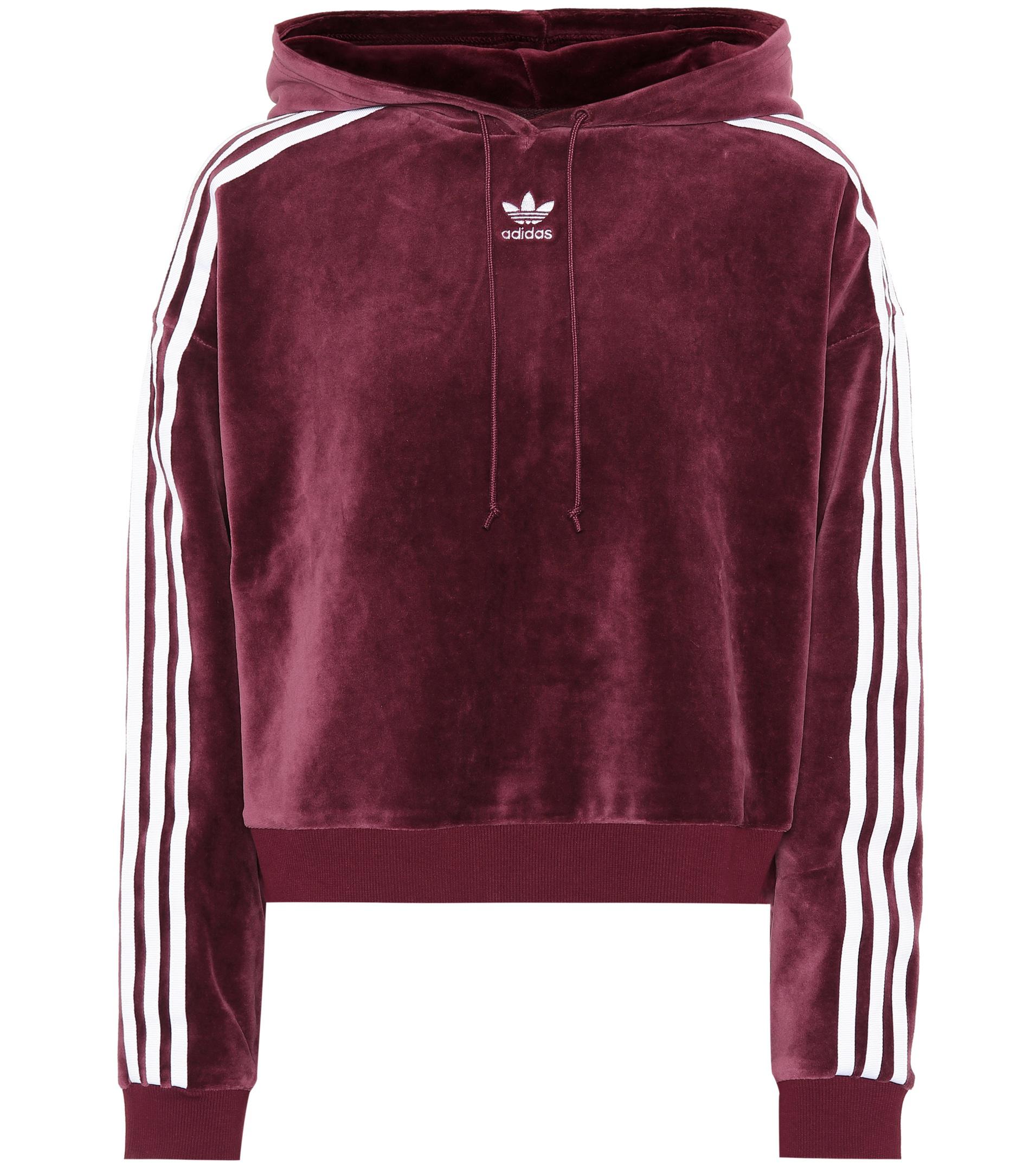 adidas velvet hoodie
