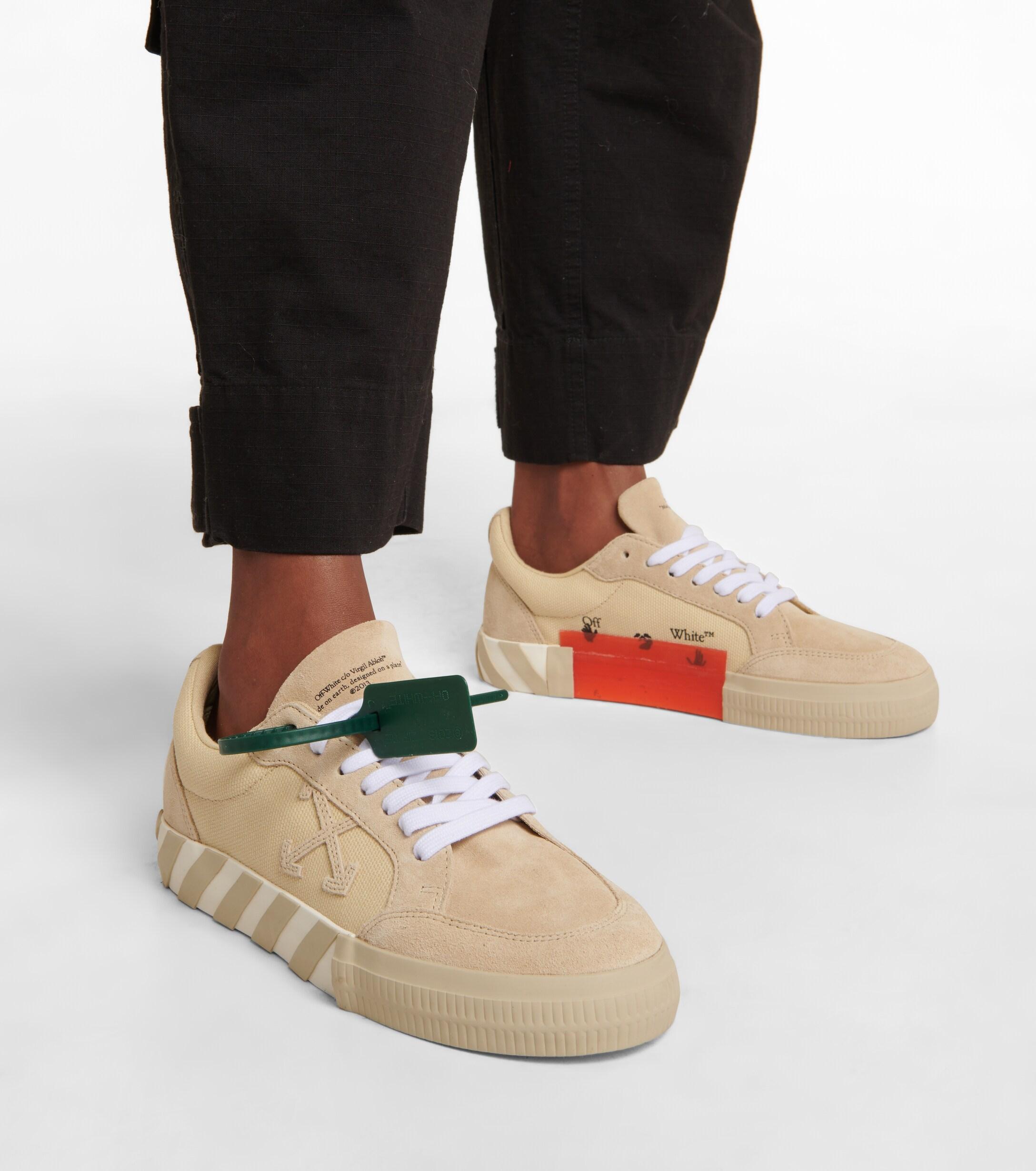 Off White c o Virgil Abloh Low Vulcanized Canvas And Suede