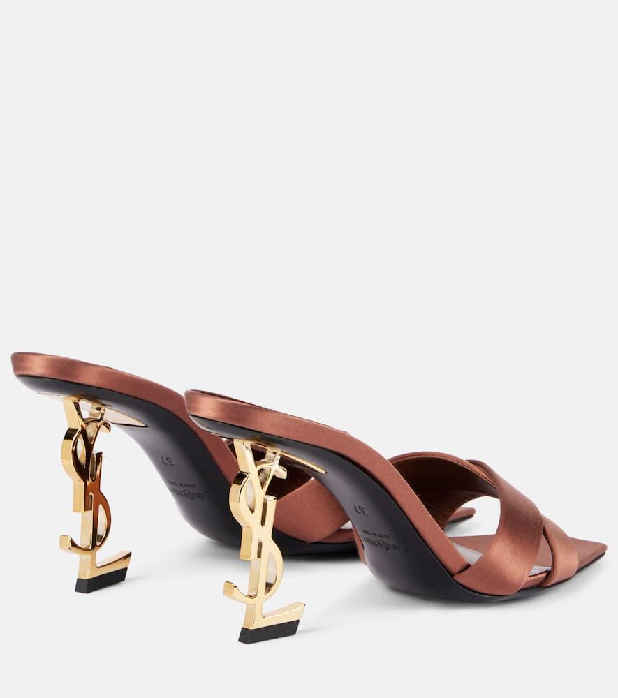 【Saint Laurent】OPYUM 85 SAN RASO R/LIGHT BRO◆8189319QAB1 Saint Laurent Opyum 85 San Raso R/Light Bro Sandal in Brown