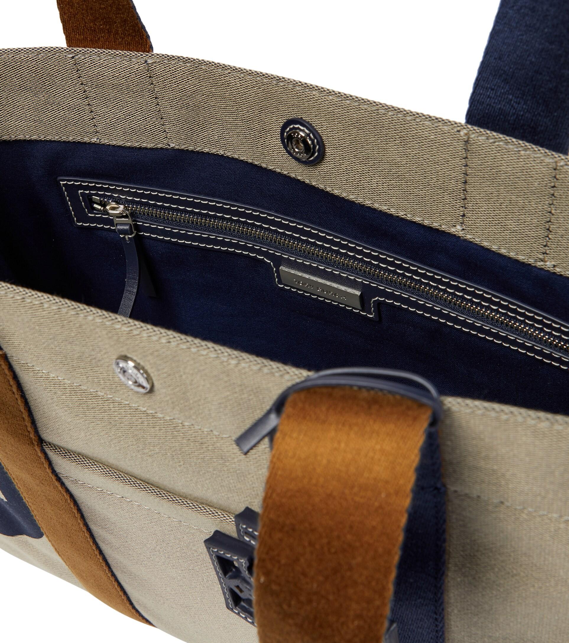 Tory Burch Logo Tory Canvas Tote Bag | Lyst