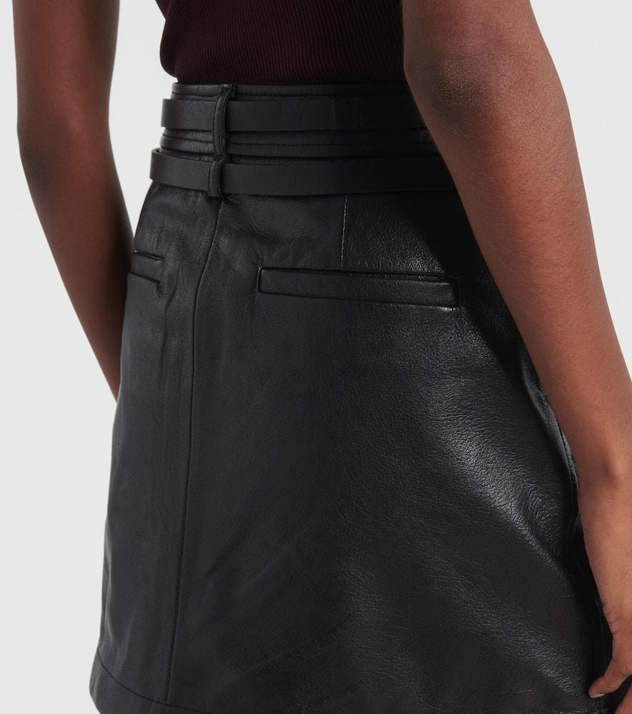 スカート SPORTMAX FIFY - Mini skirt with belt Wool Belted mini skirt, black | 