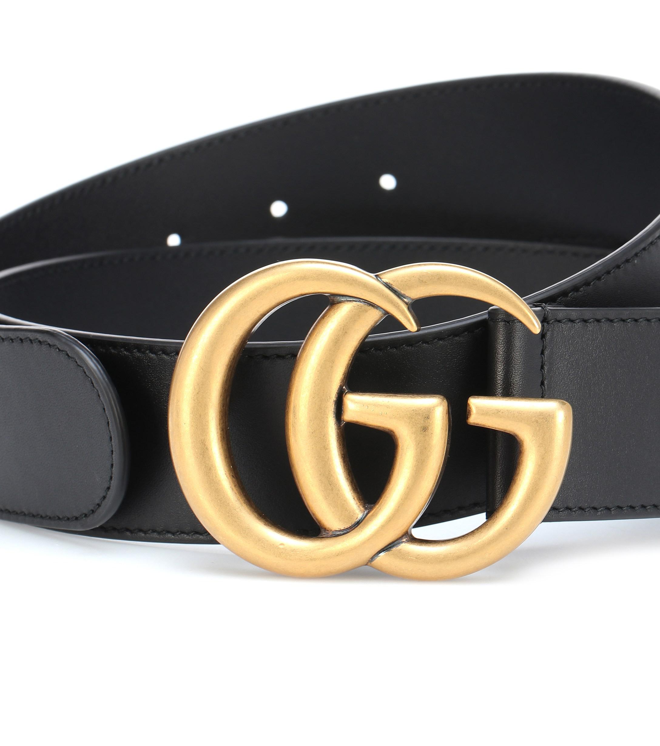 Gucci Leather Belt in Black Lyst