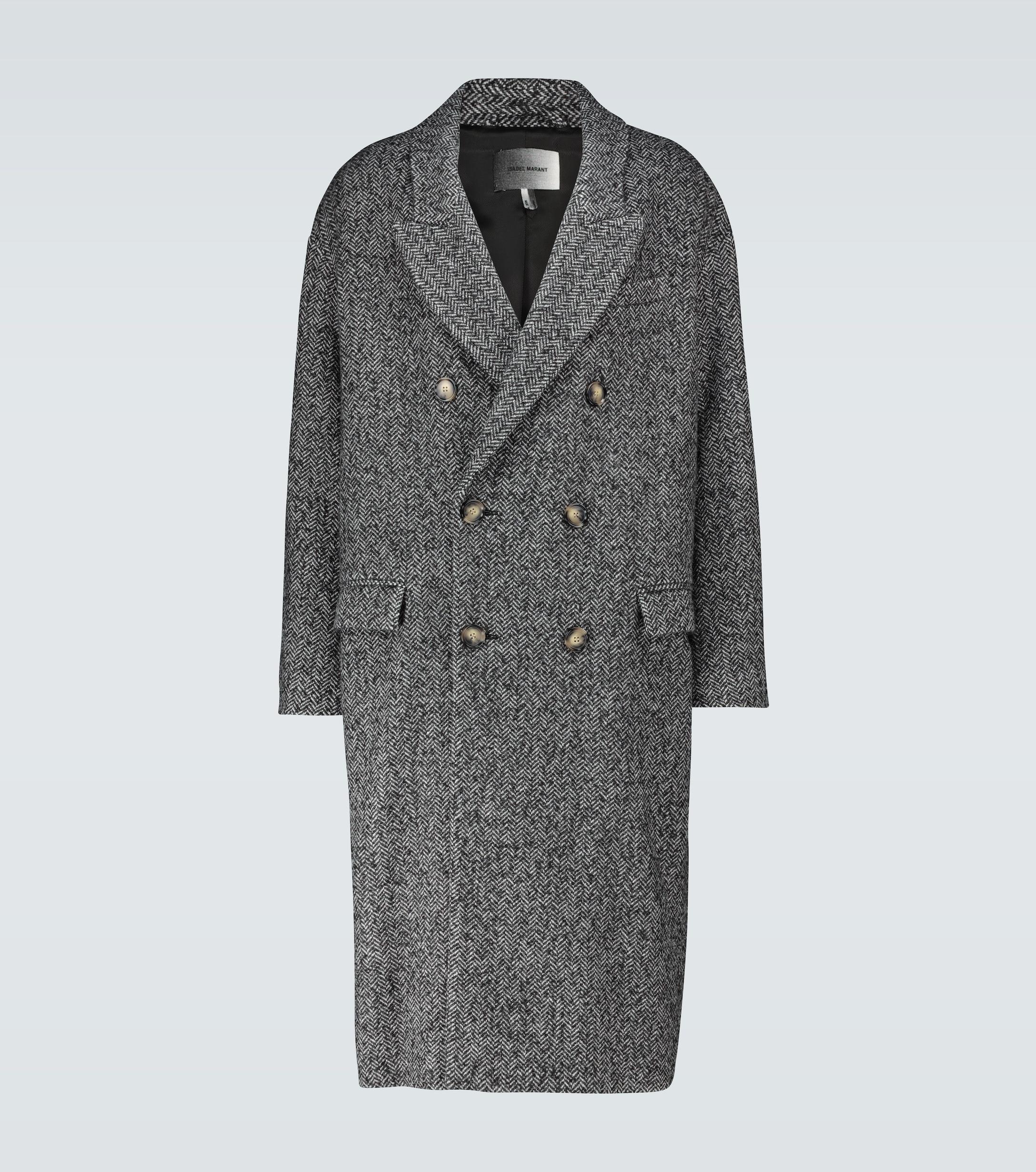 isabel marant double breasted coat