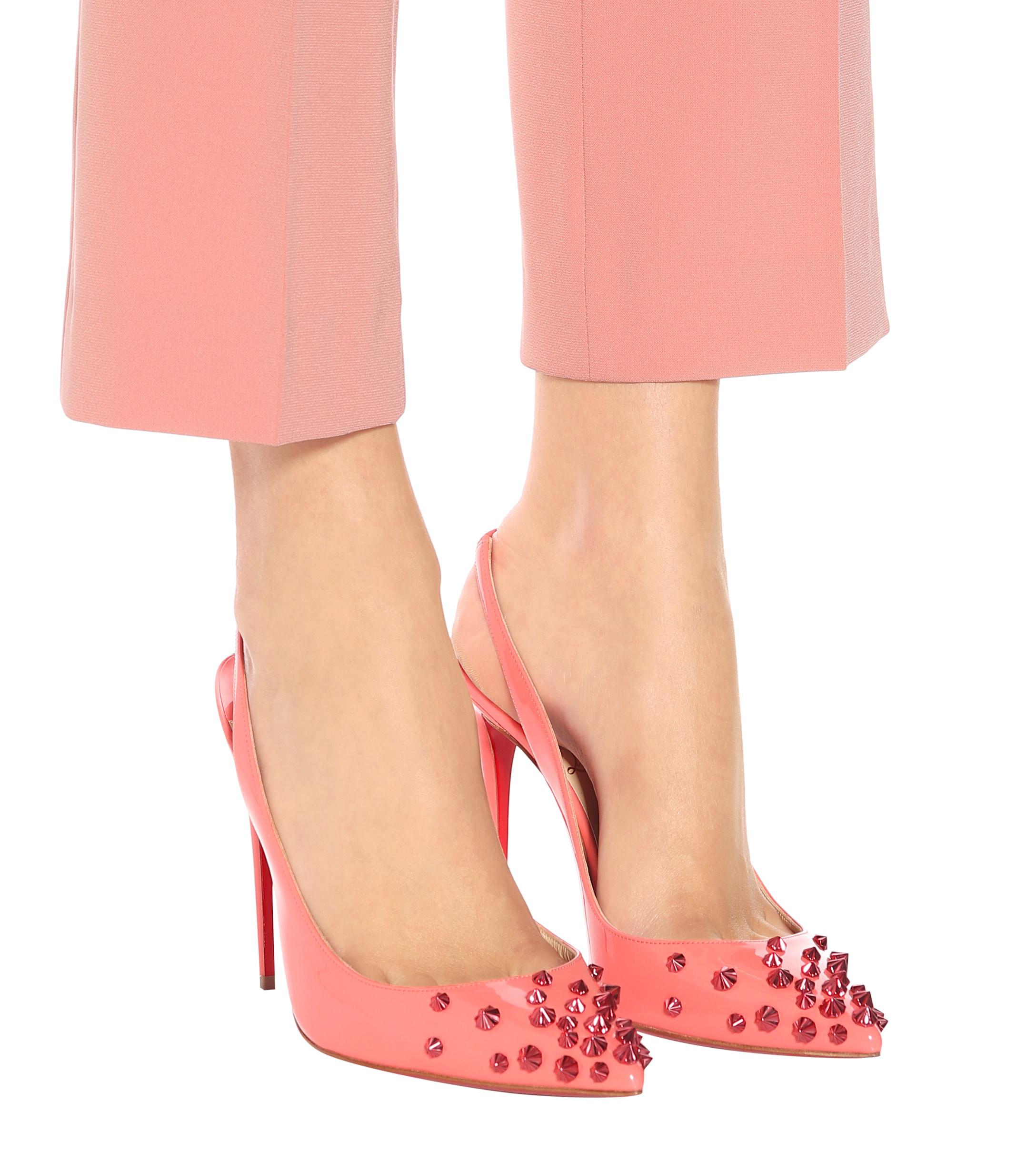 christian louboutin double l 100 patent pump