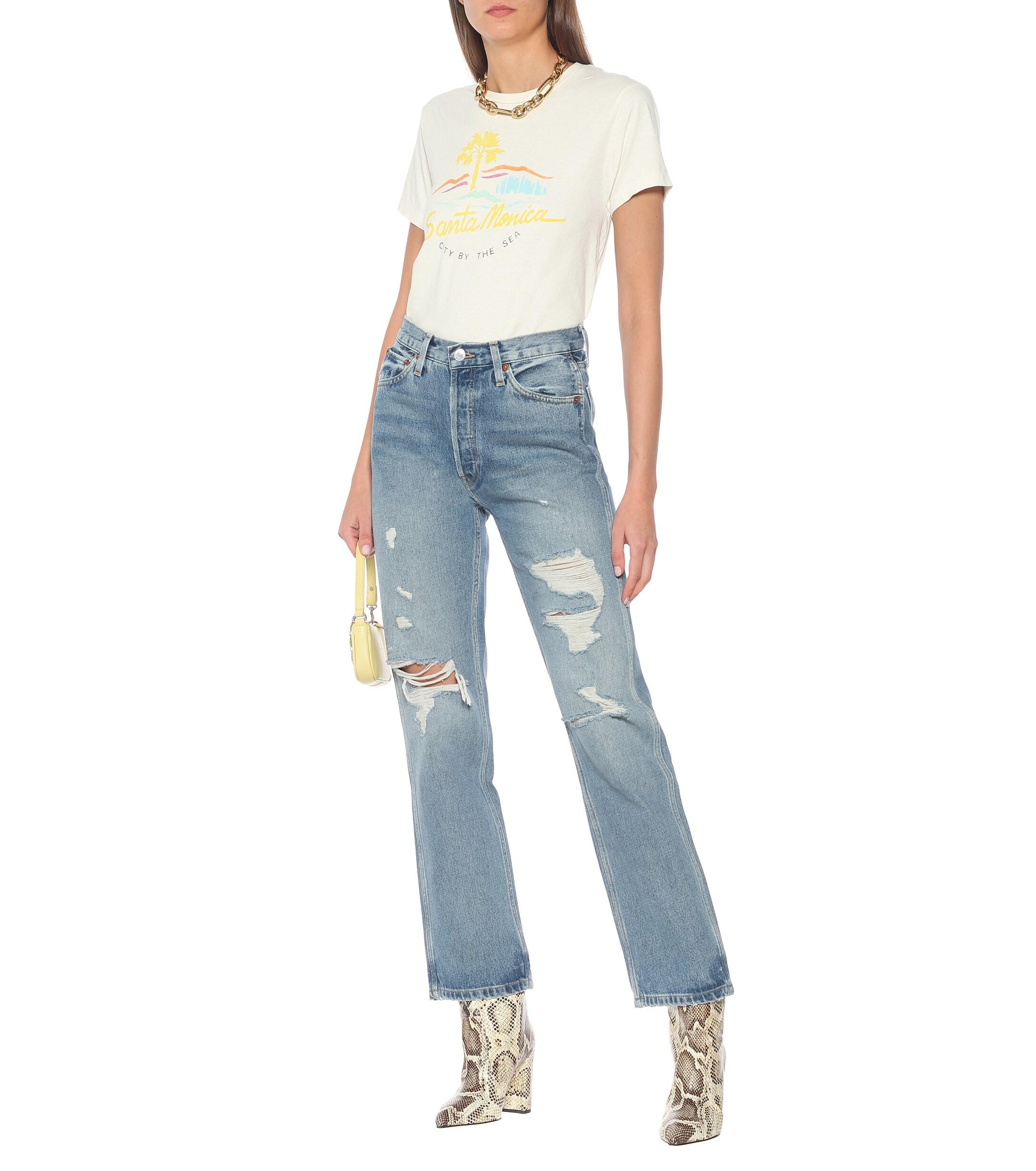 RE/DONE Denim 90s Loose High-rise Jeans in Blue - Lyst