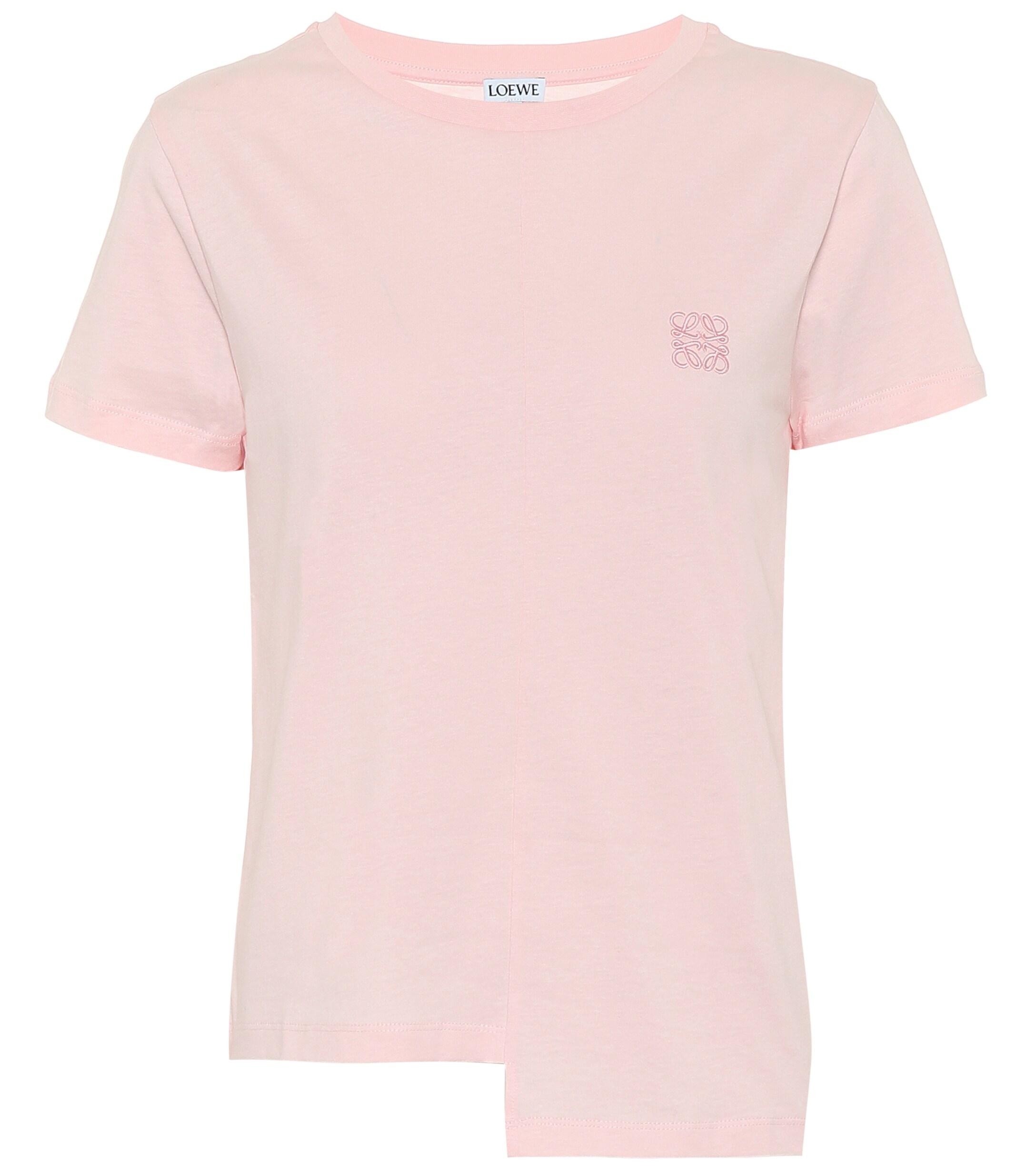 Loewe Cotton T-shirt in Pink - Lyst