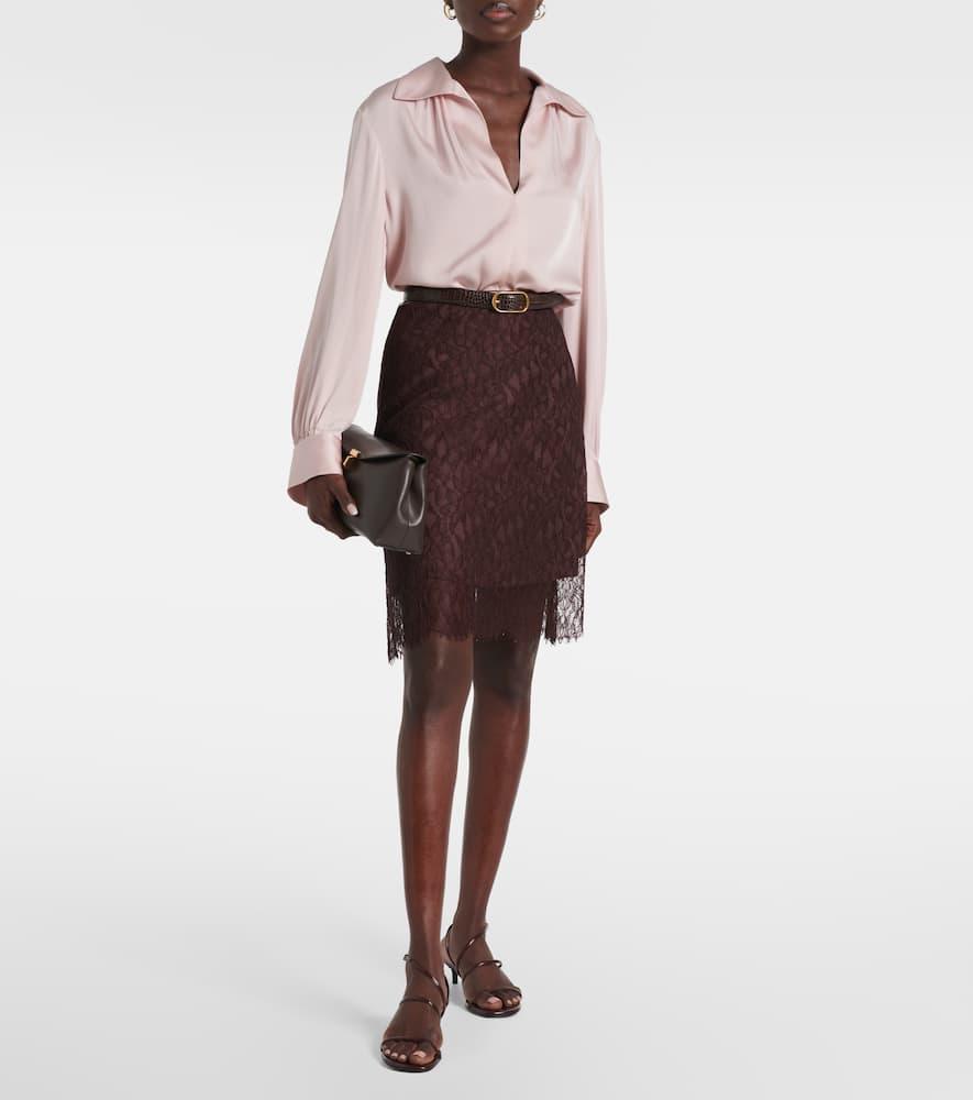 Falda Lápiz Falda Guinda Outfit Falda Larga Outfit Con Falda Vino