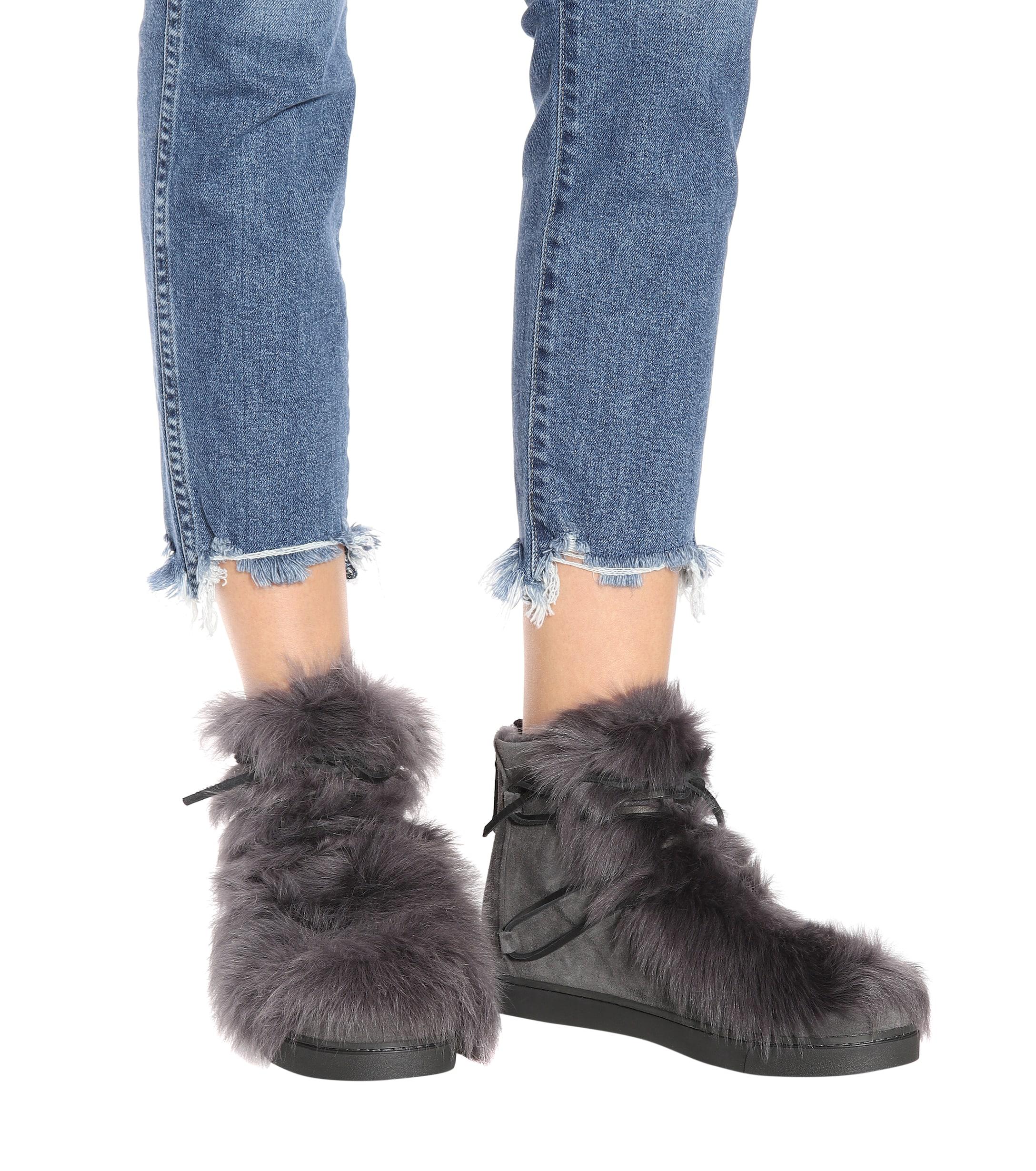 gianvito rossi fur boots
