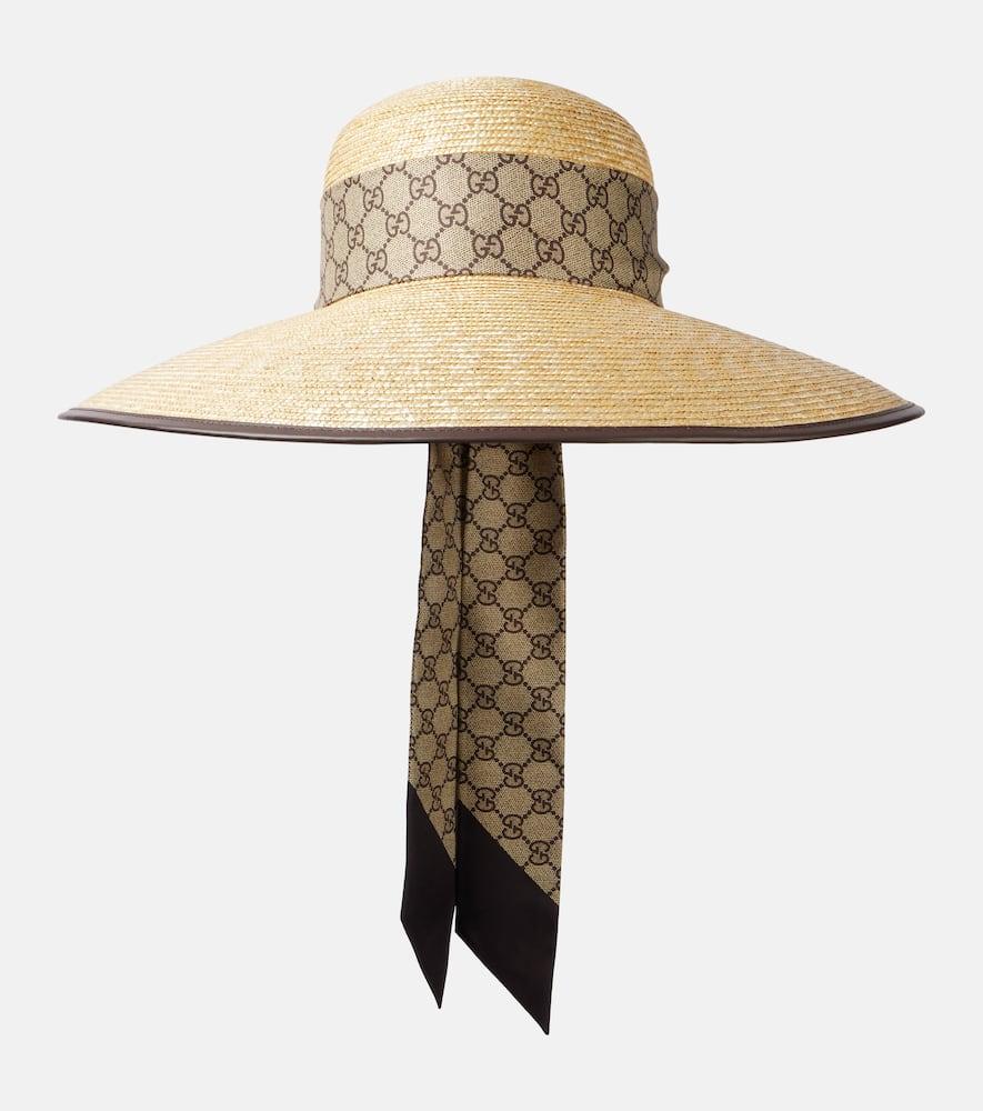 Gucci Gg Raffia Sunhat in Natural | Lyst display picture 3