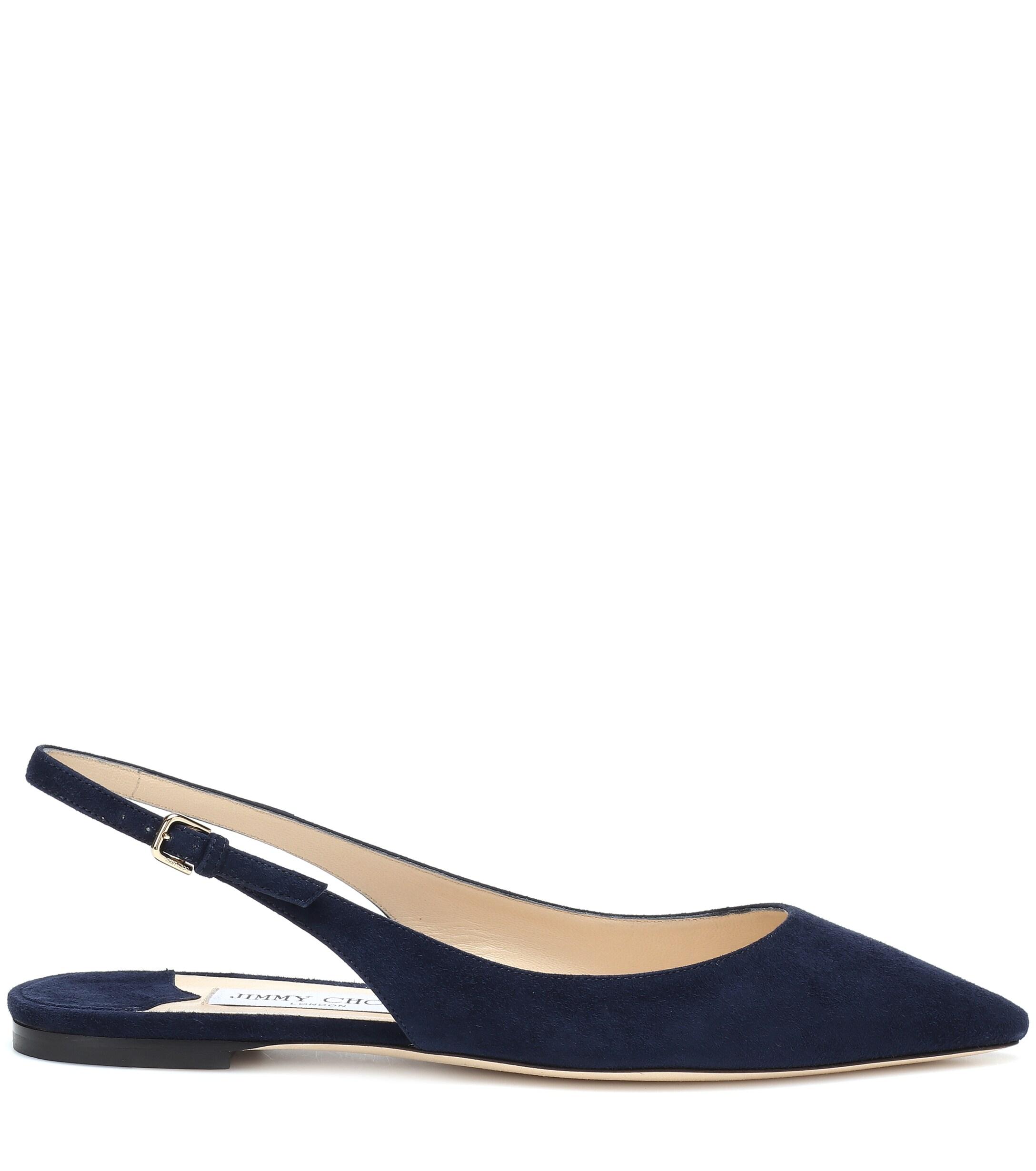 suede slingback flats