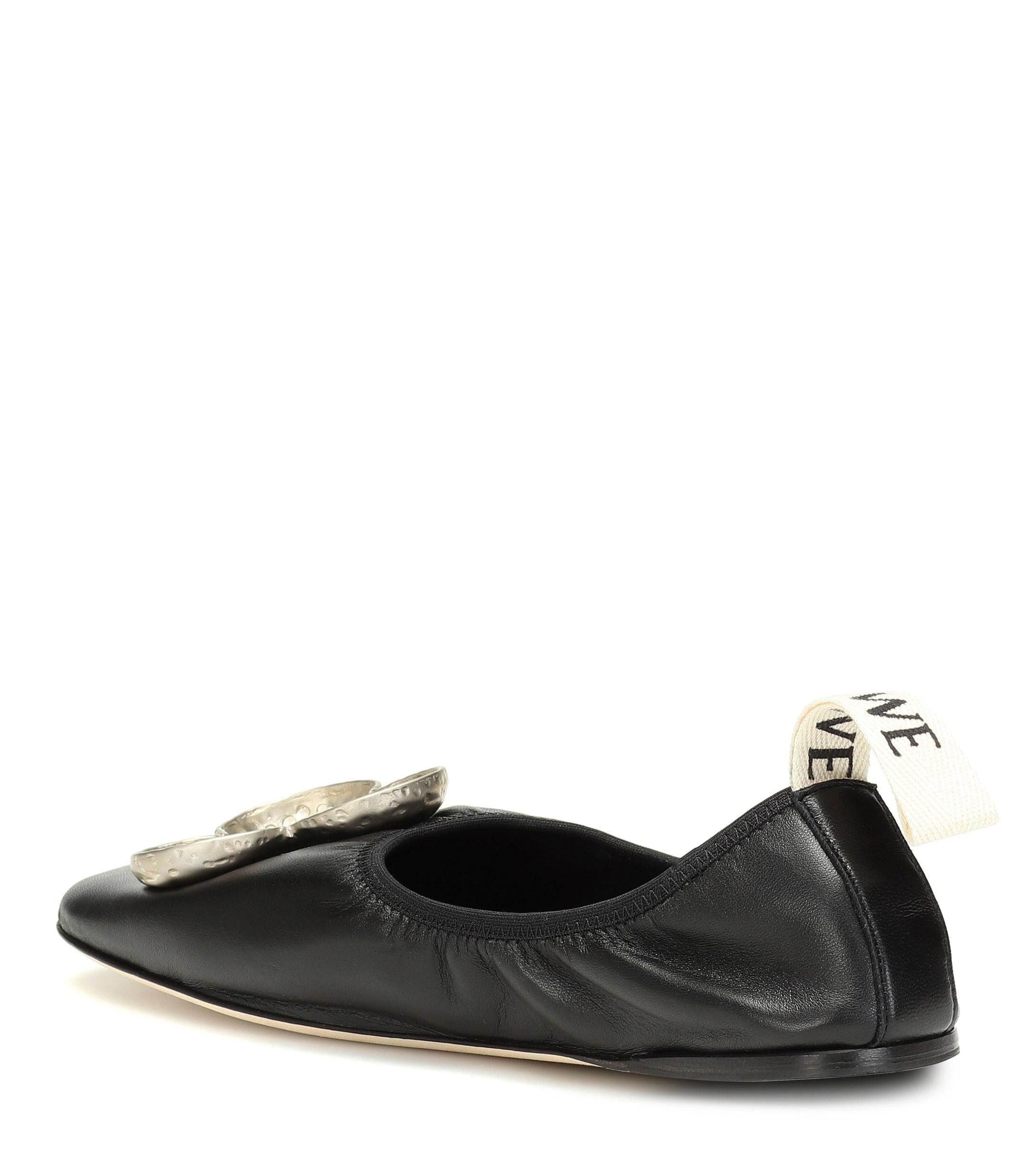 Loewe hotsell shamrock ballerina