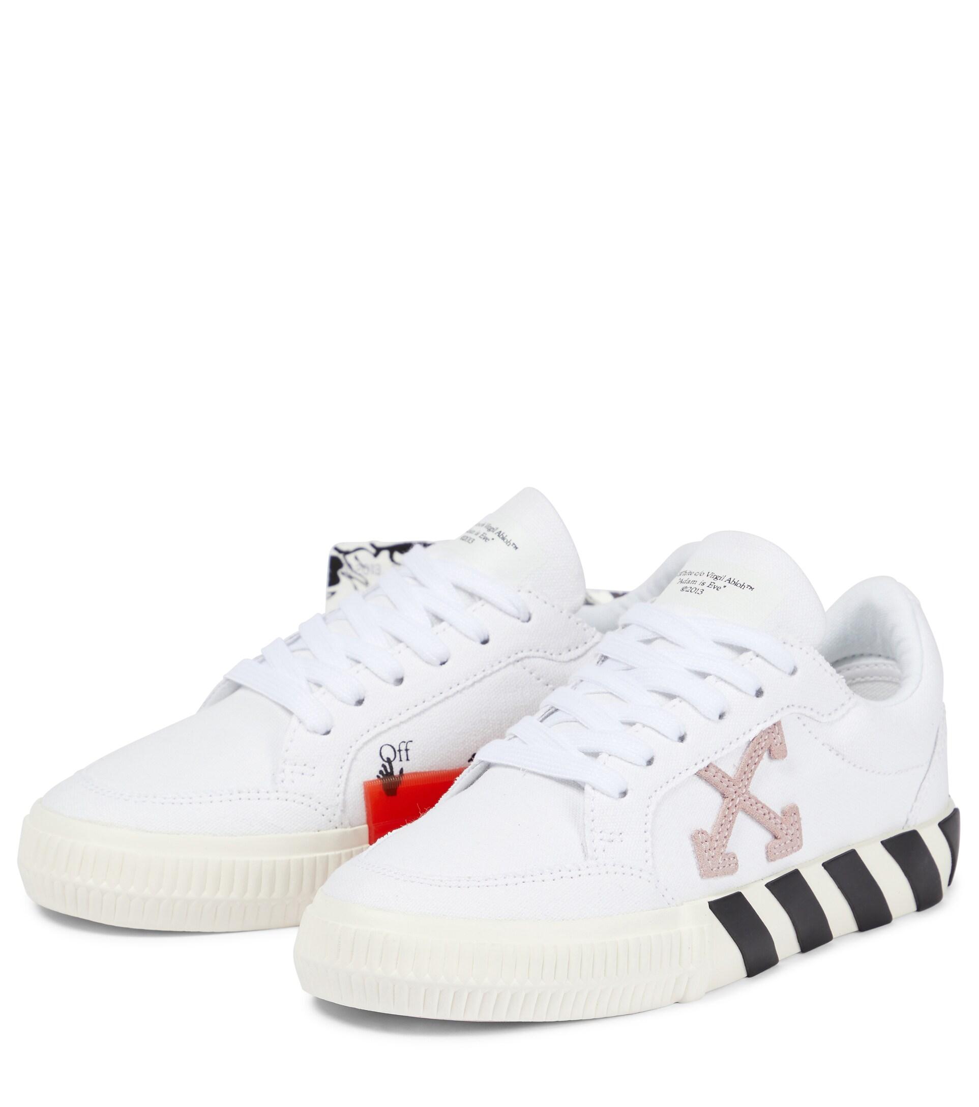 Off-White c/o Virgil Abloh Exclusive To Mytheresa – Vulcanized Sneakers in  White | Lyst