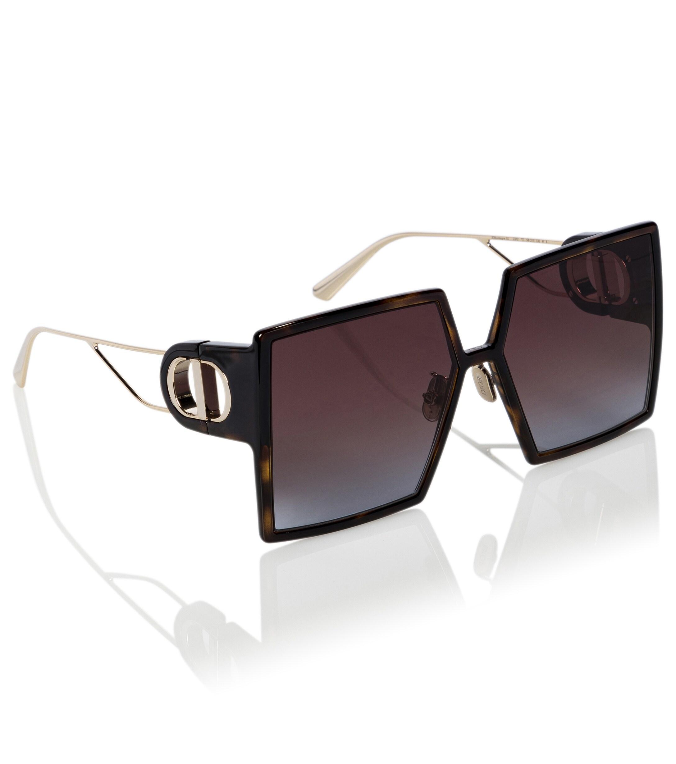 Dior 30montaigne Su Oversized Sunglasses in Brown | Lyst