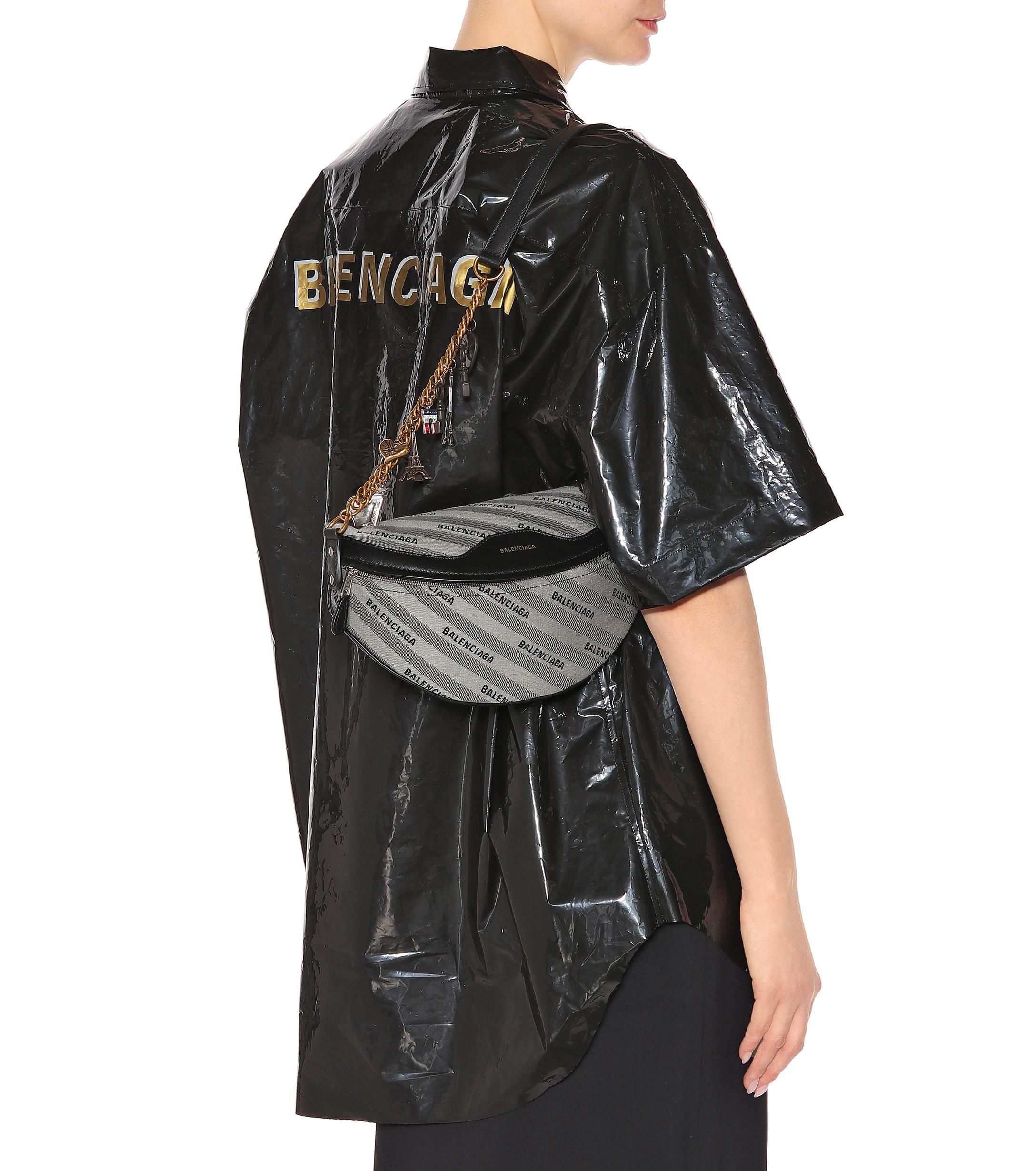 Balenciaga Souvenir Xs Belt Bag in Gray | Lyst