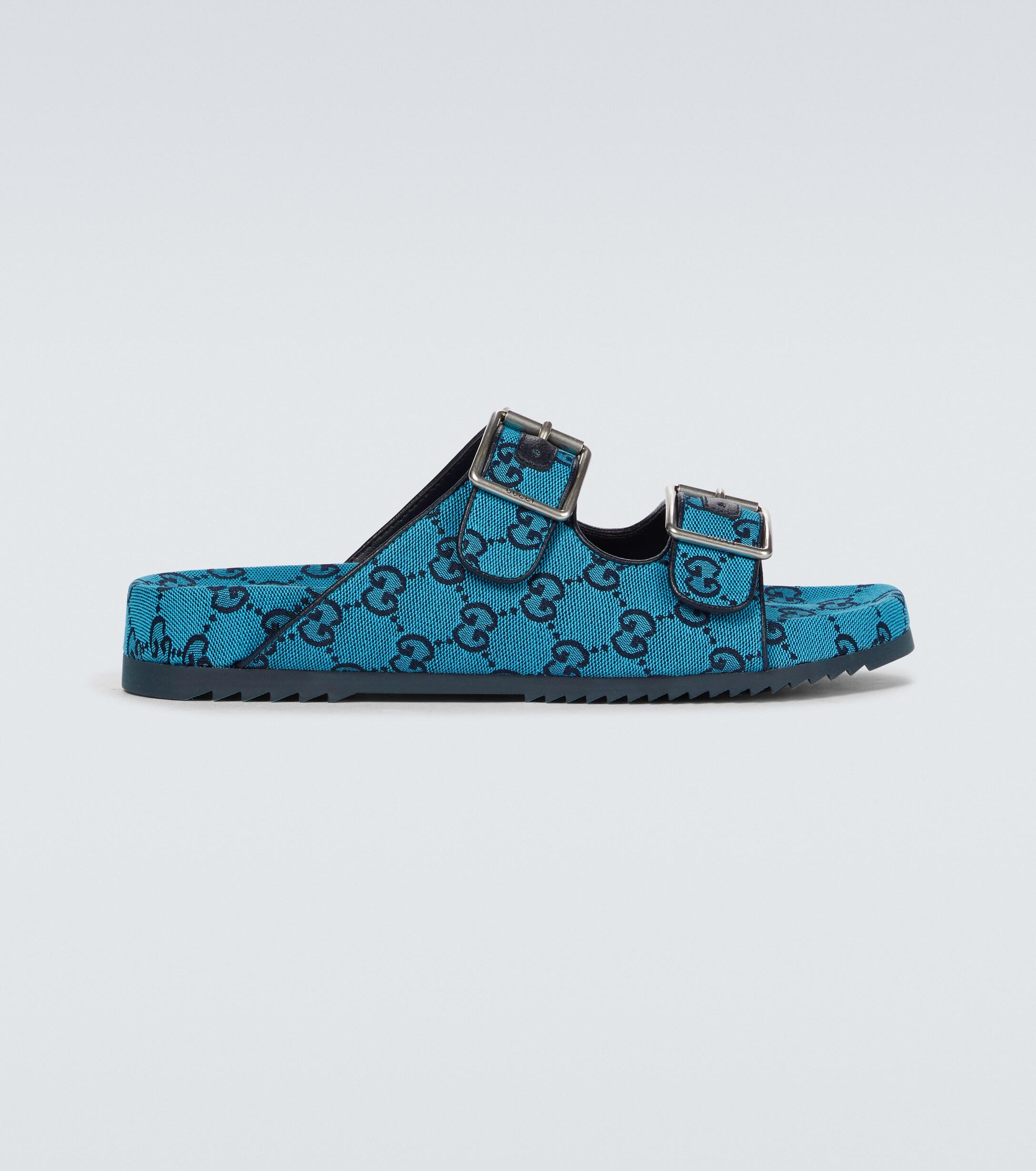 Gucci GG Multicolor Sandal in Blue for Men | Lyst Australia