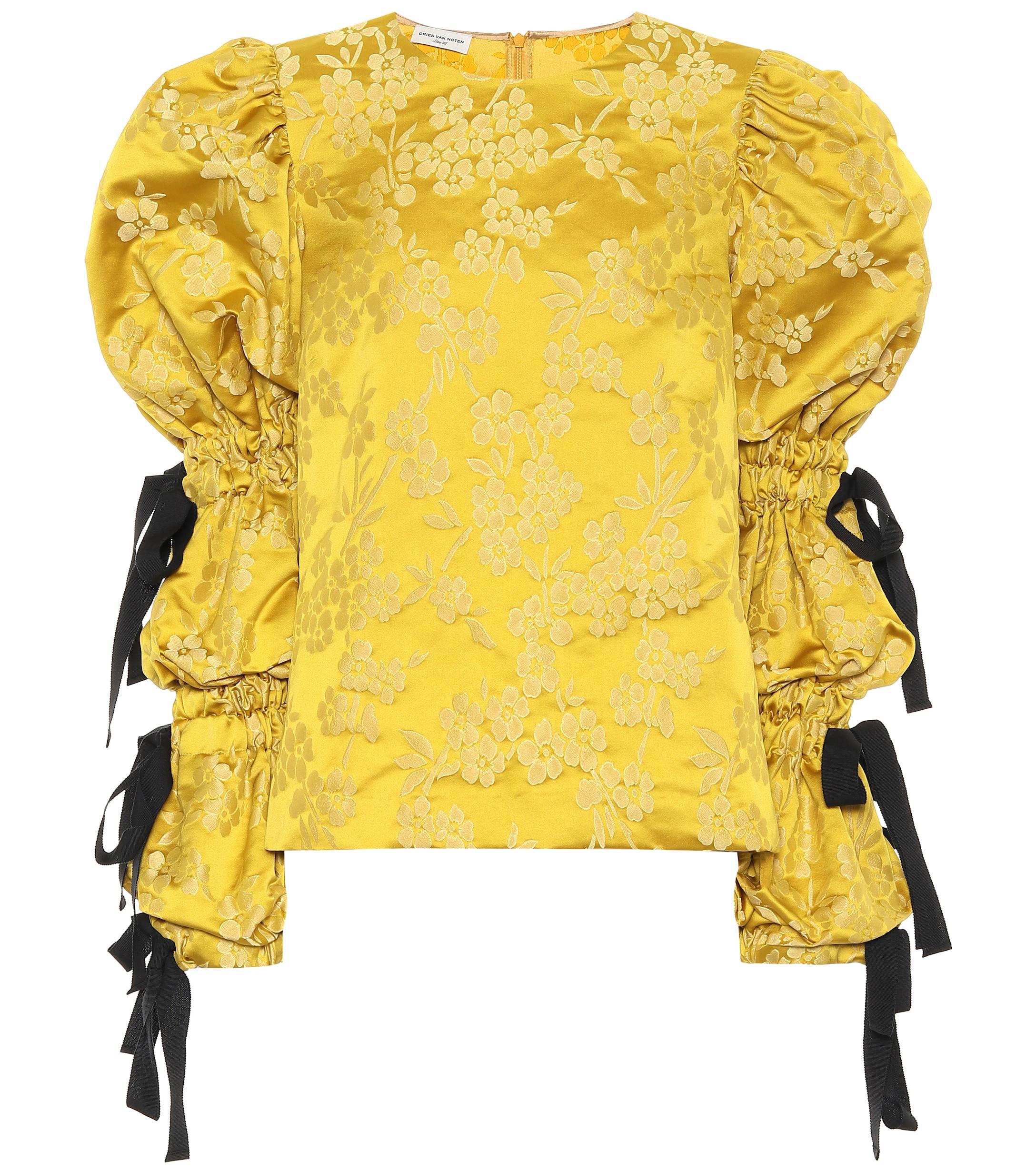 dries van noten floral top