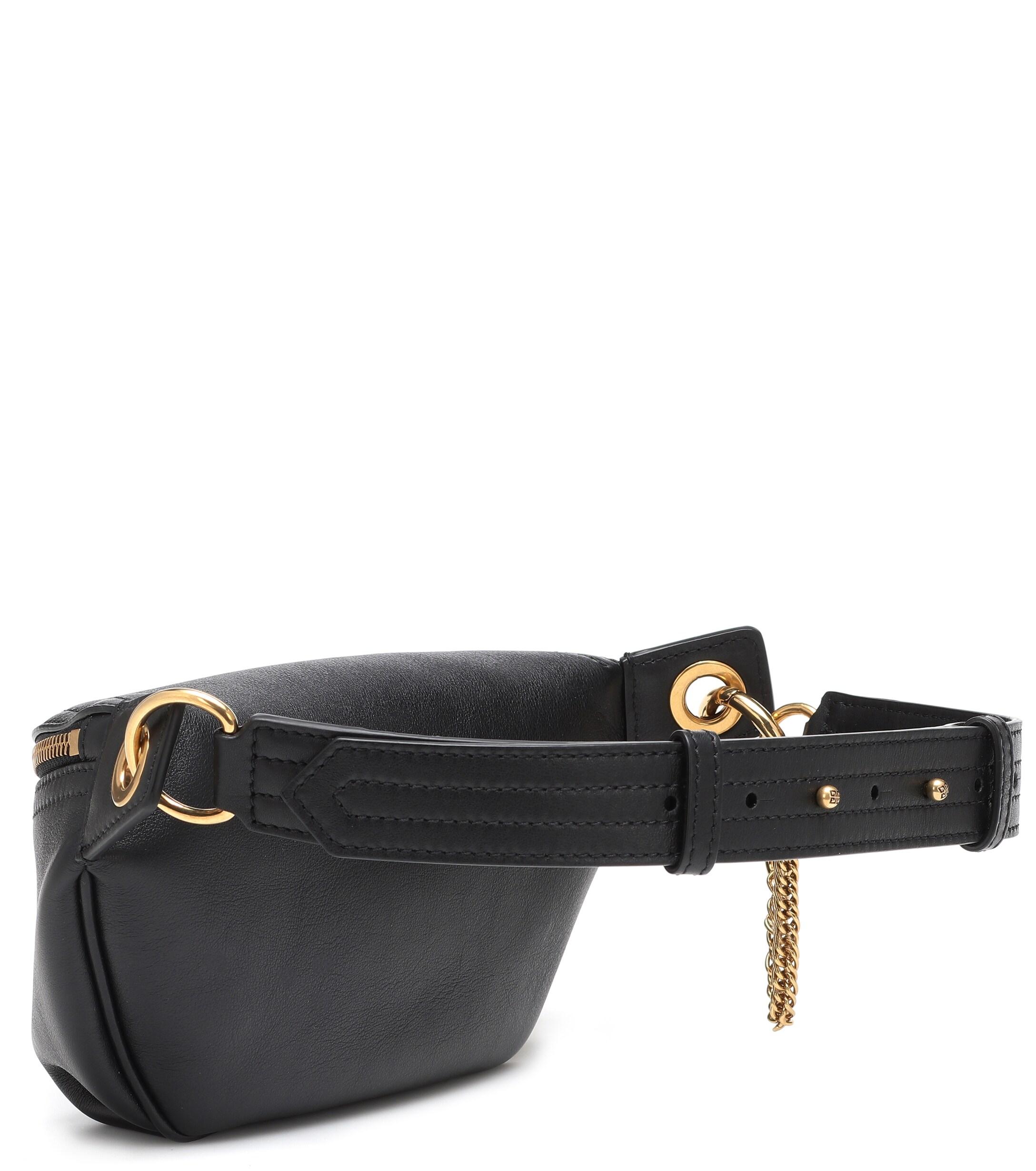 Givenchy Whip Small Leather Belt Bag in Black - Lyst