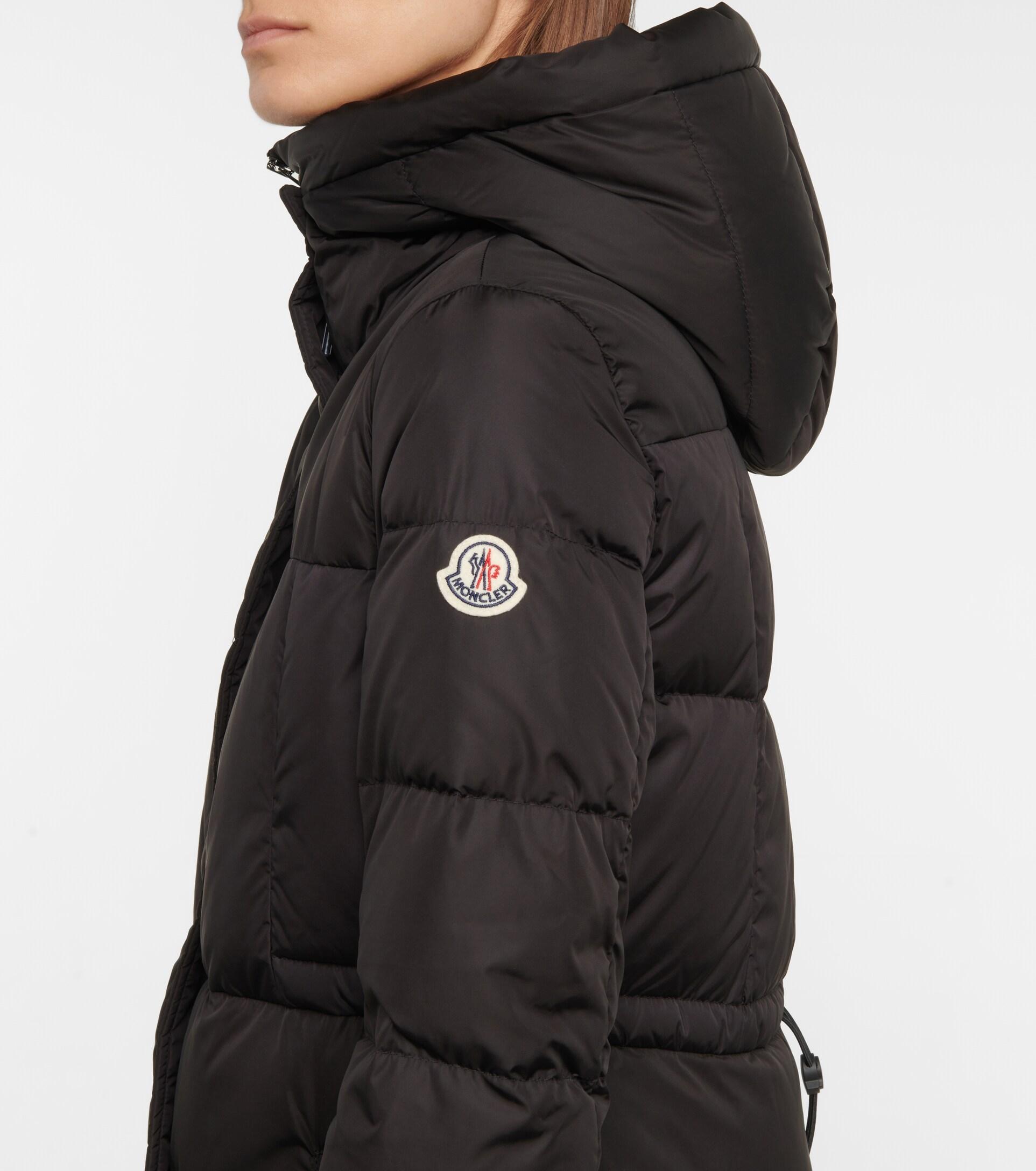 Moncler Synthetic Chondrille Down Coat in Black | Lyst