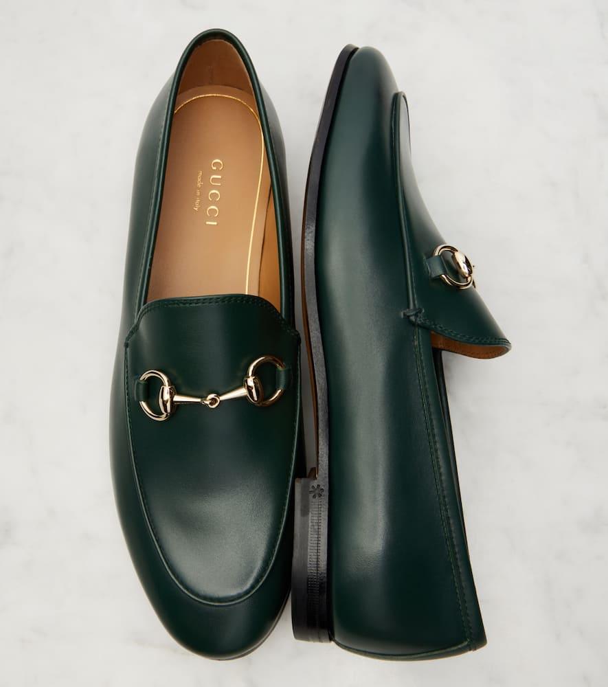 Gucci Horsebit Leather Loafers in Green | Lyst display picture 3