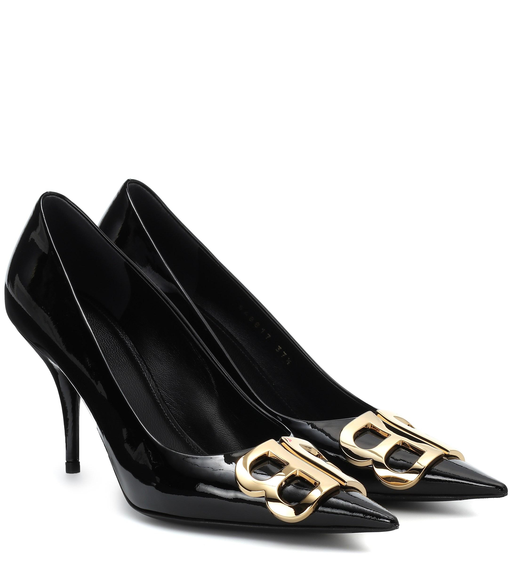 black balenciaga heels