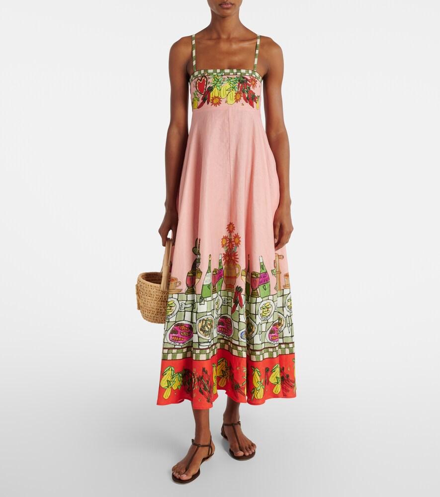 strapless open back dress Alemais Dahlia Floral Shirt main image 0