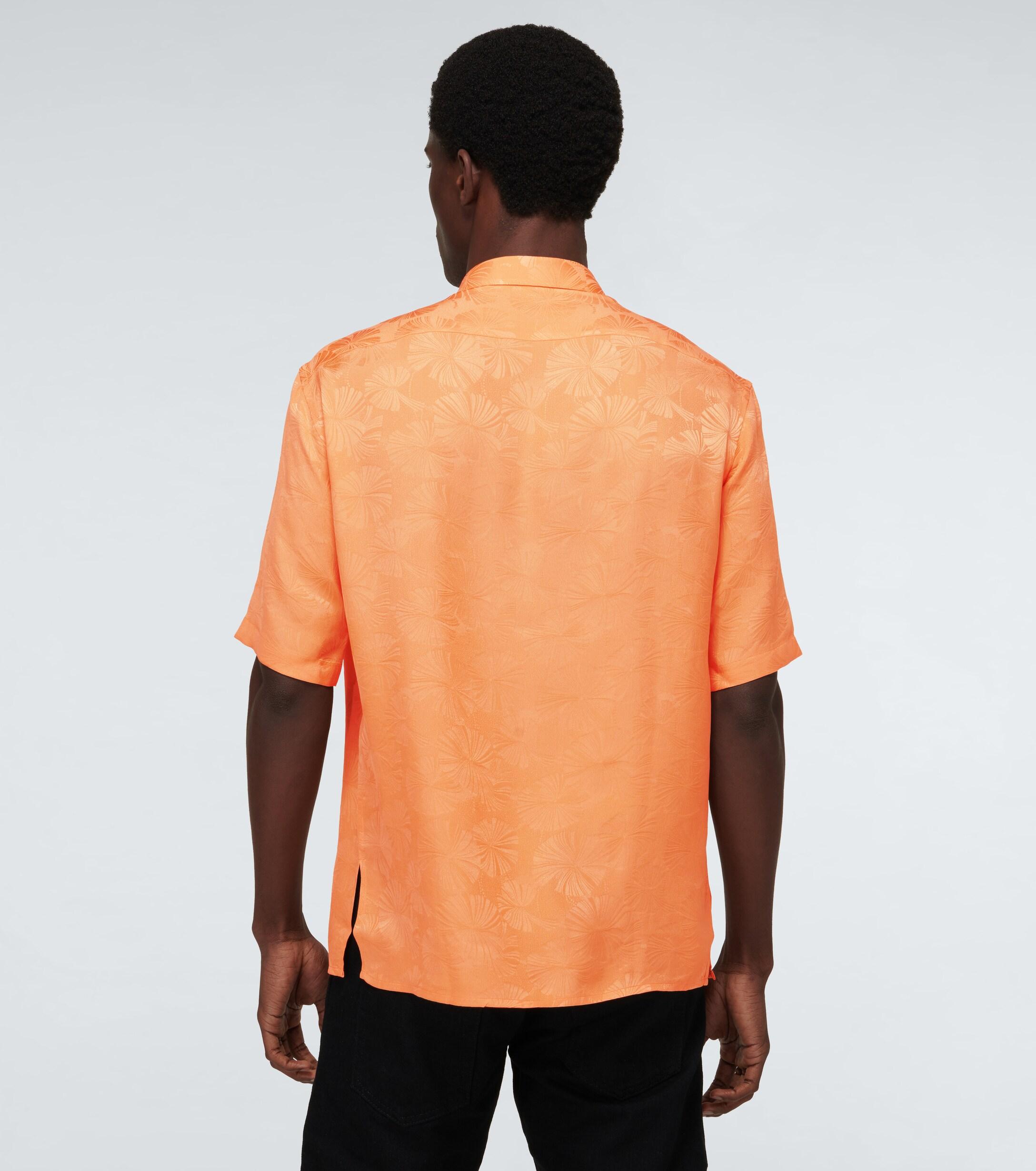 Yves saint top laurent orange shirt