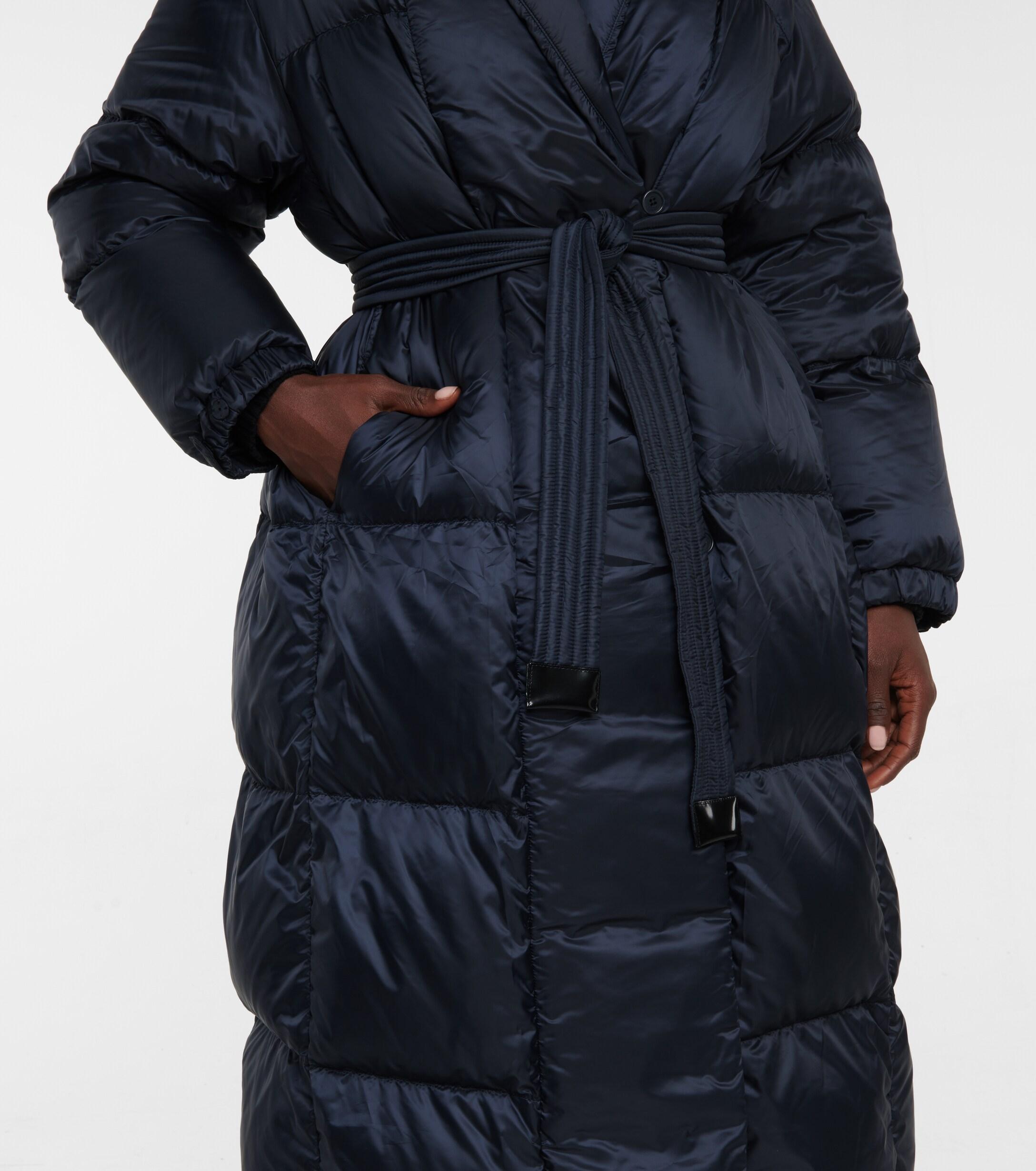 Max Mara The Cube Seic Puffer Coat in Blue | Lyst