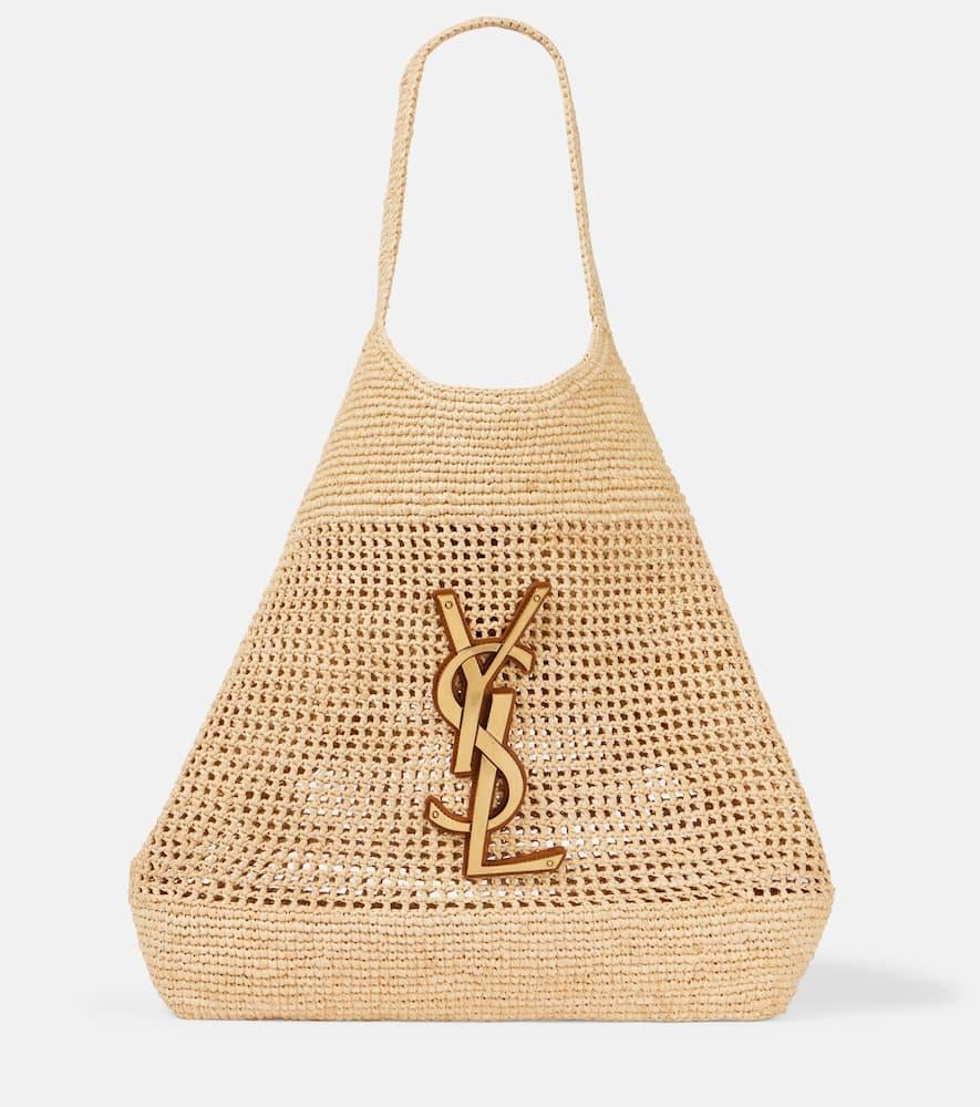 Saint Laurent Icare Maxi Raffia Tote Bag in Natural Lyst